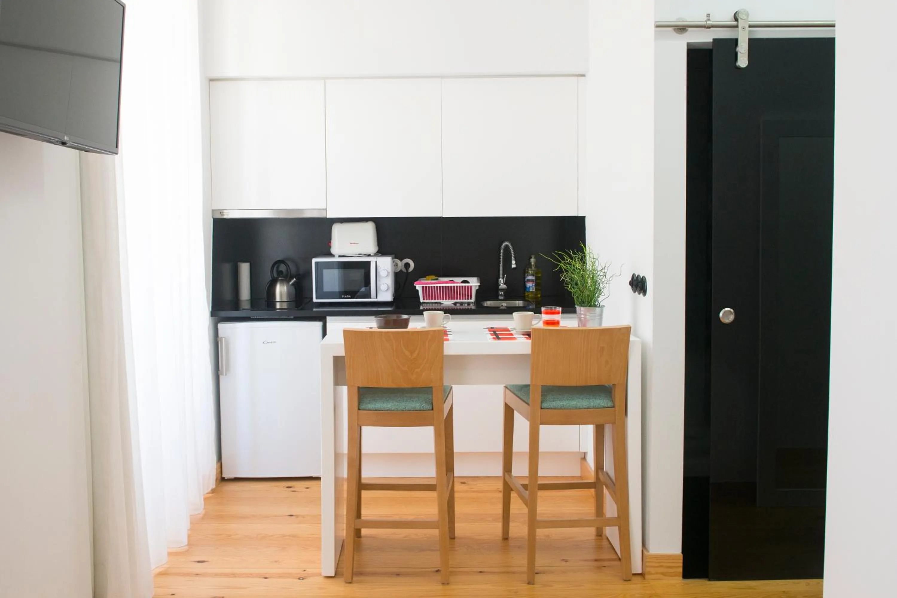 Kitchen or kitchenette in Páteo Saudade Lofts
