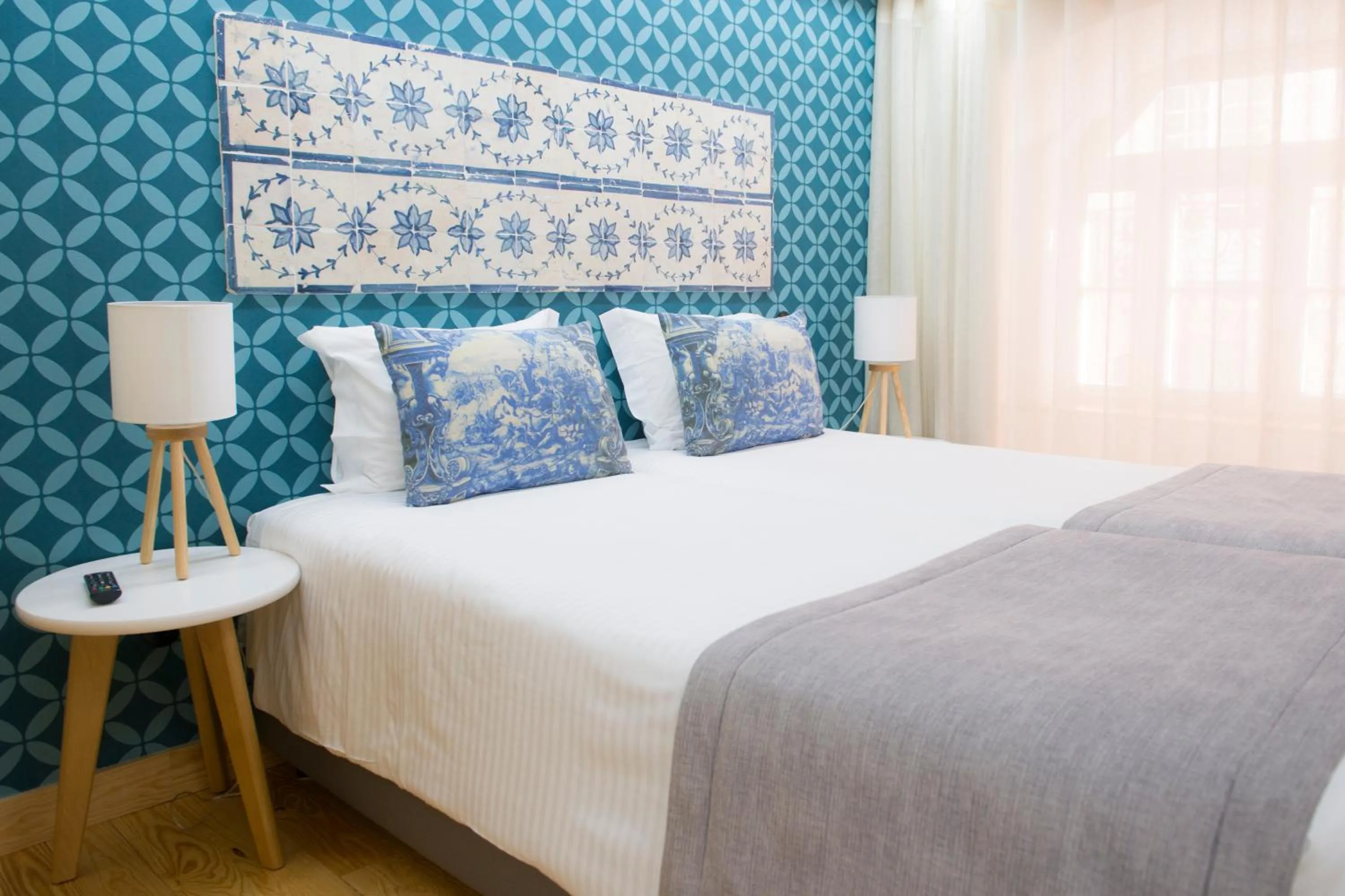 Bedroom, Bed in Páteo Saudade Lofts