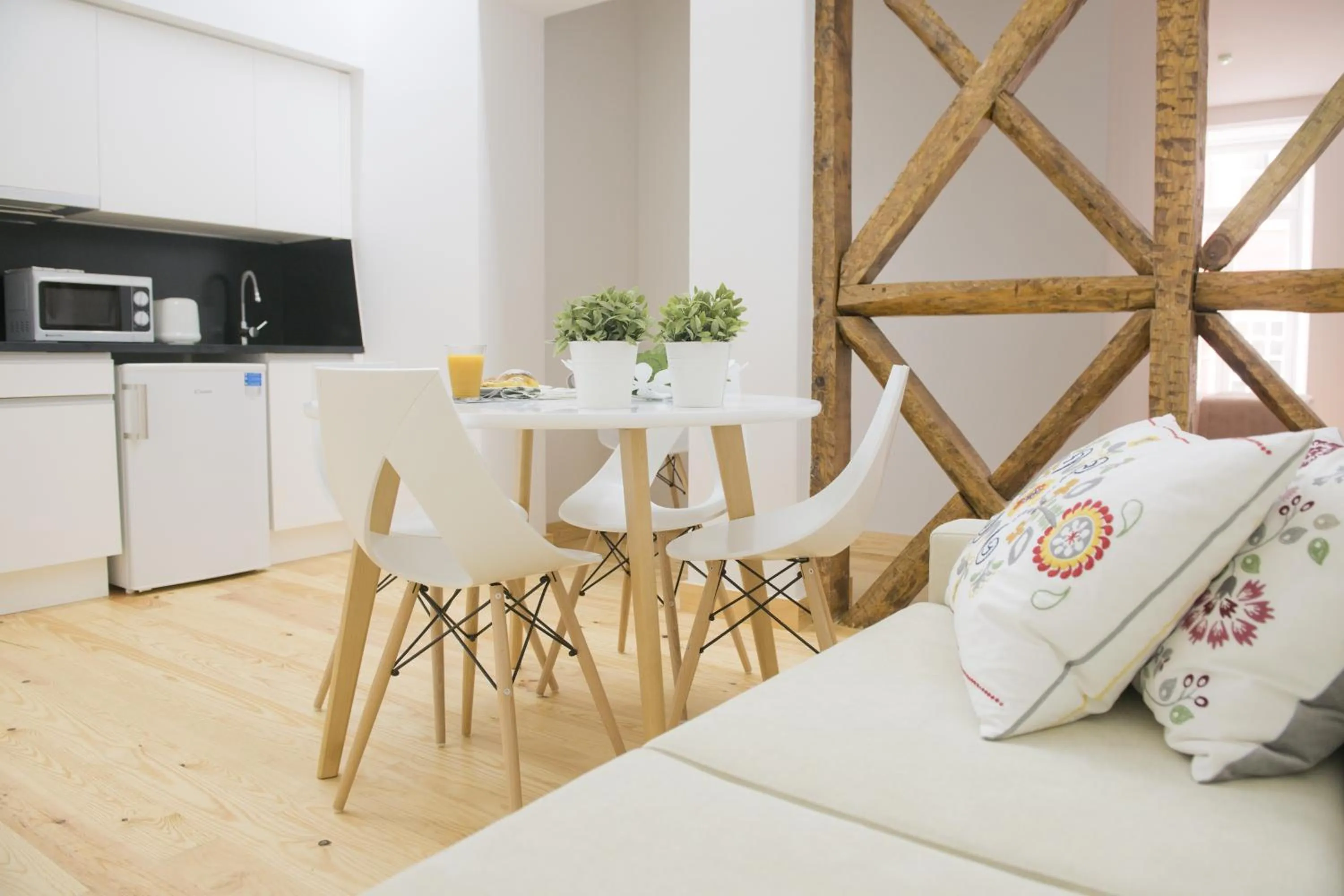 Kitchen or kitchenette in Páteo Saudade Lofts