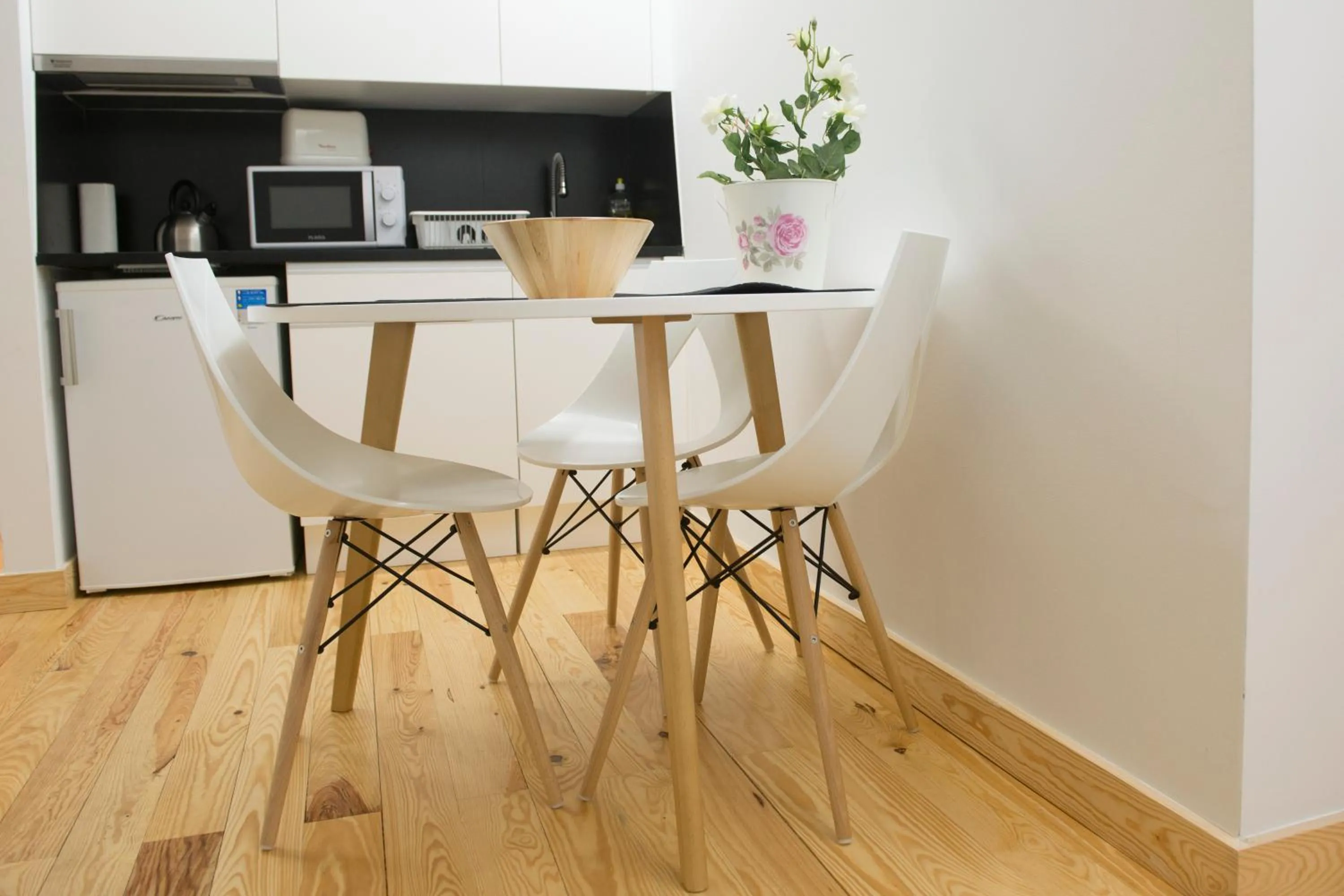 Dining area in Páteo Saudade Lofts