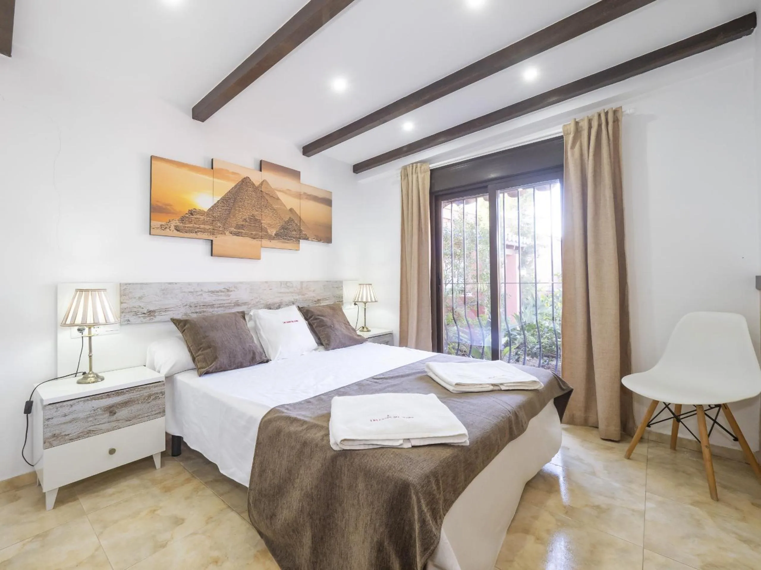 Bed in Cubo's Finca el Nogal