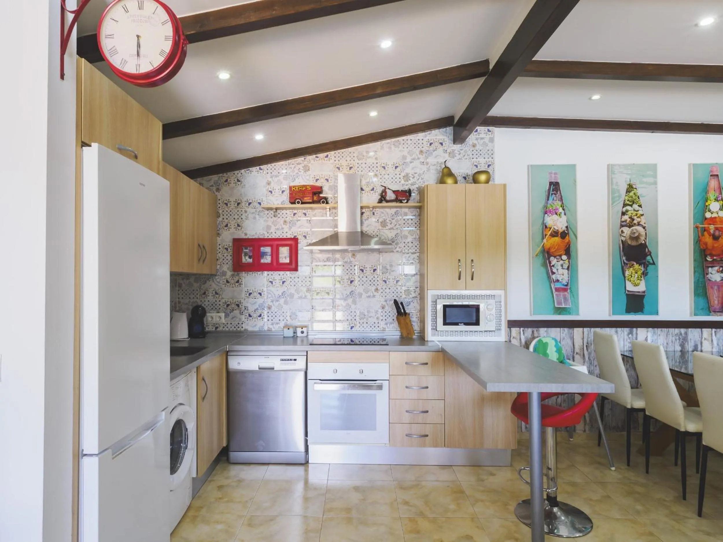 Kitchen or kitchenette in Cubo's Finca el Nogal