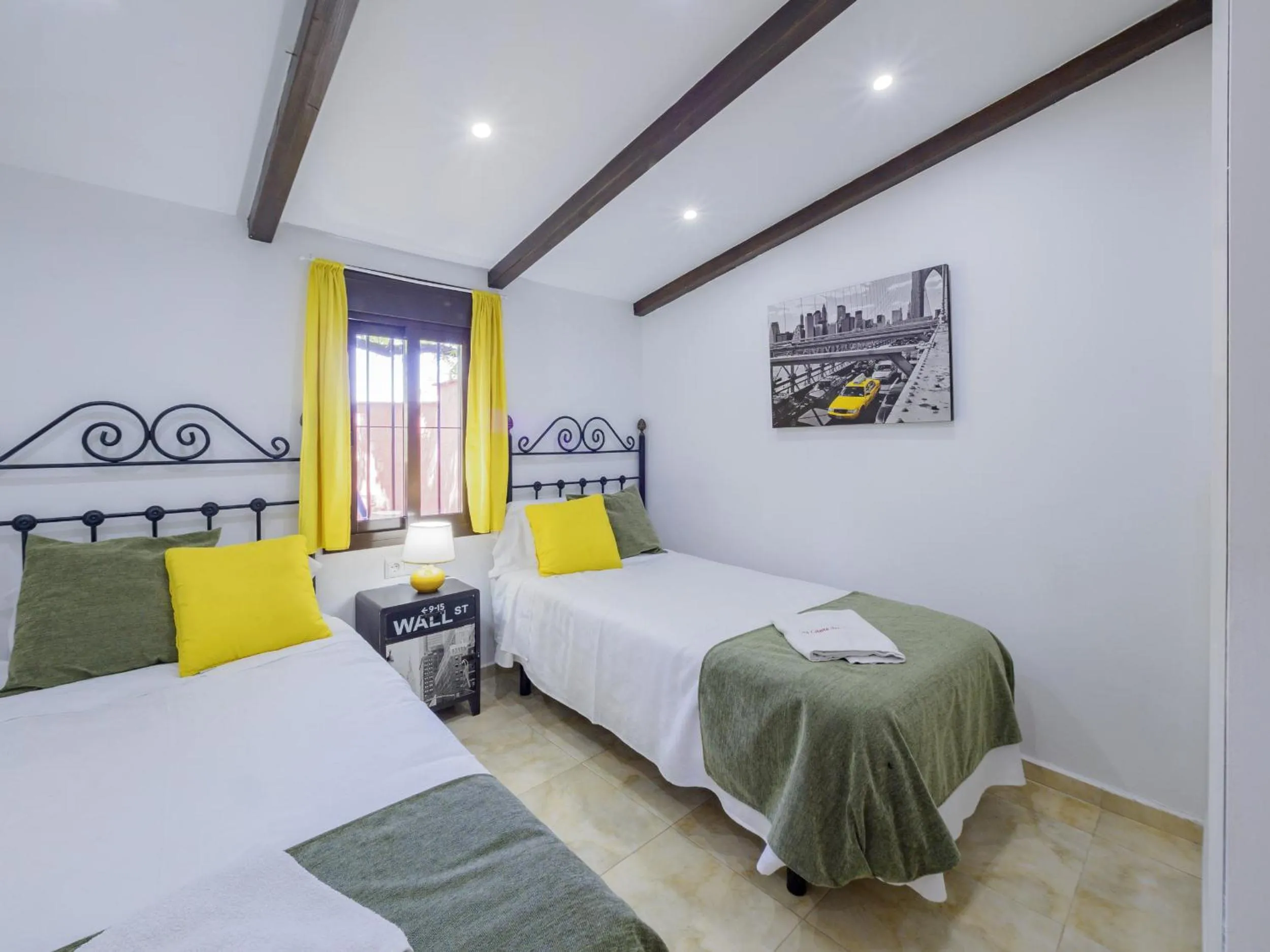 Bed in Cubo's Finca el Nogal