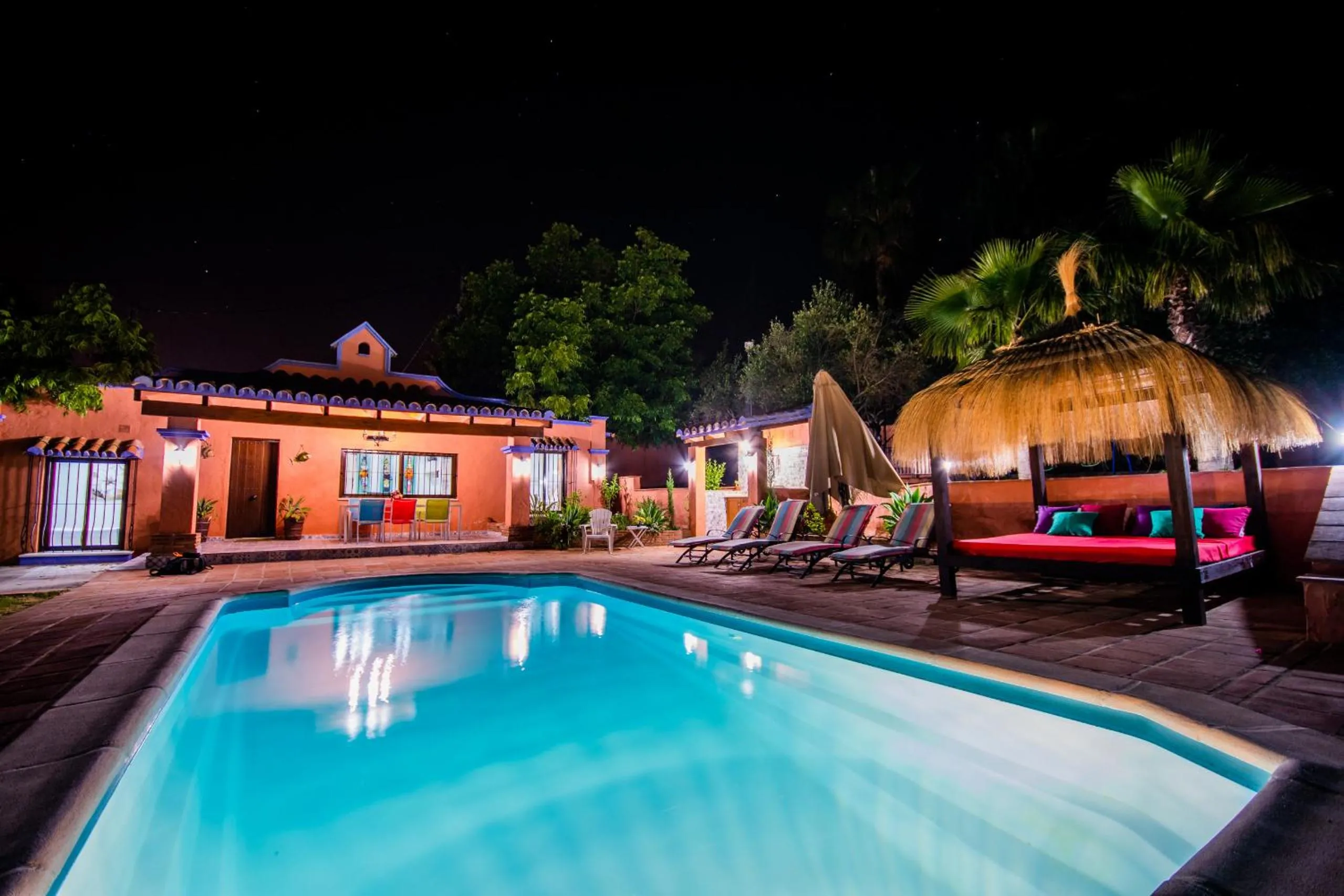 Swimming pool in Cubo's Finca el Nogal