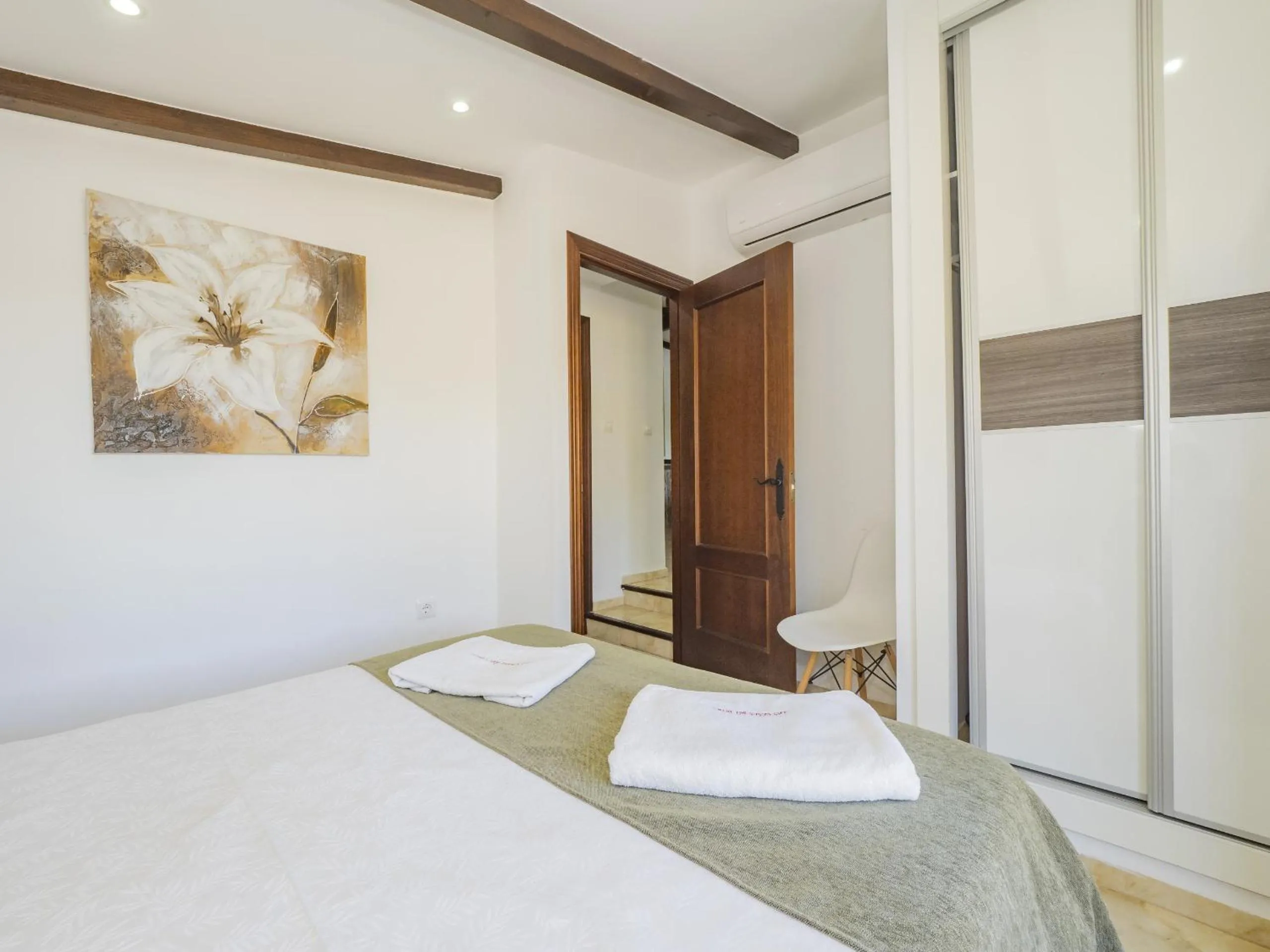 Bed in Cubo's Finca el Nogal