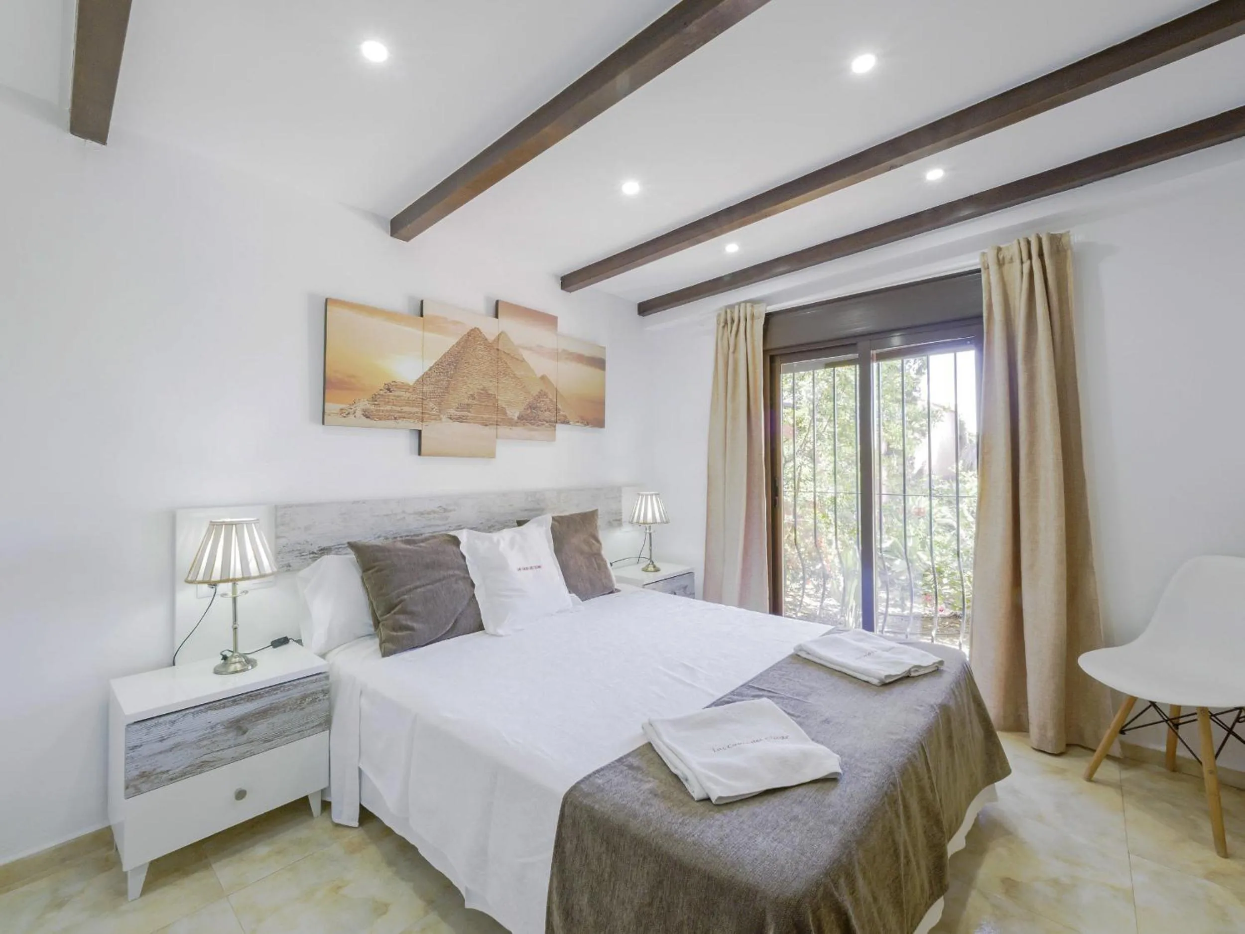 Bed in Cubo's Finca el Nogal