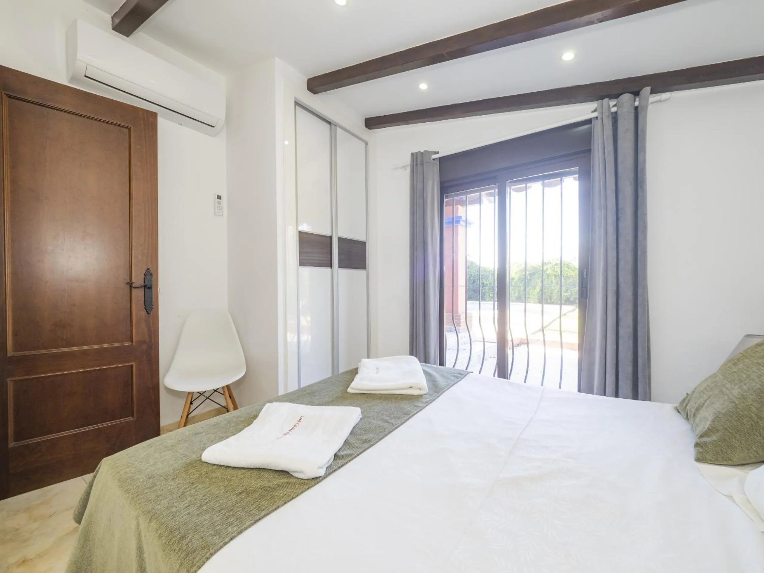 Bed in Cubo's Finca el Nogal