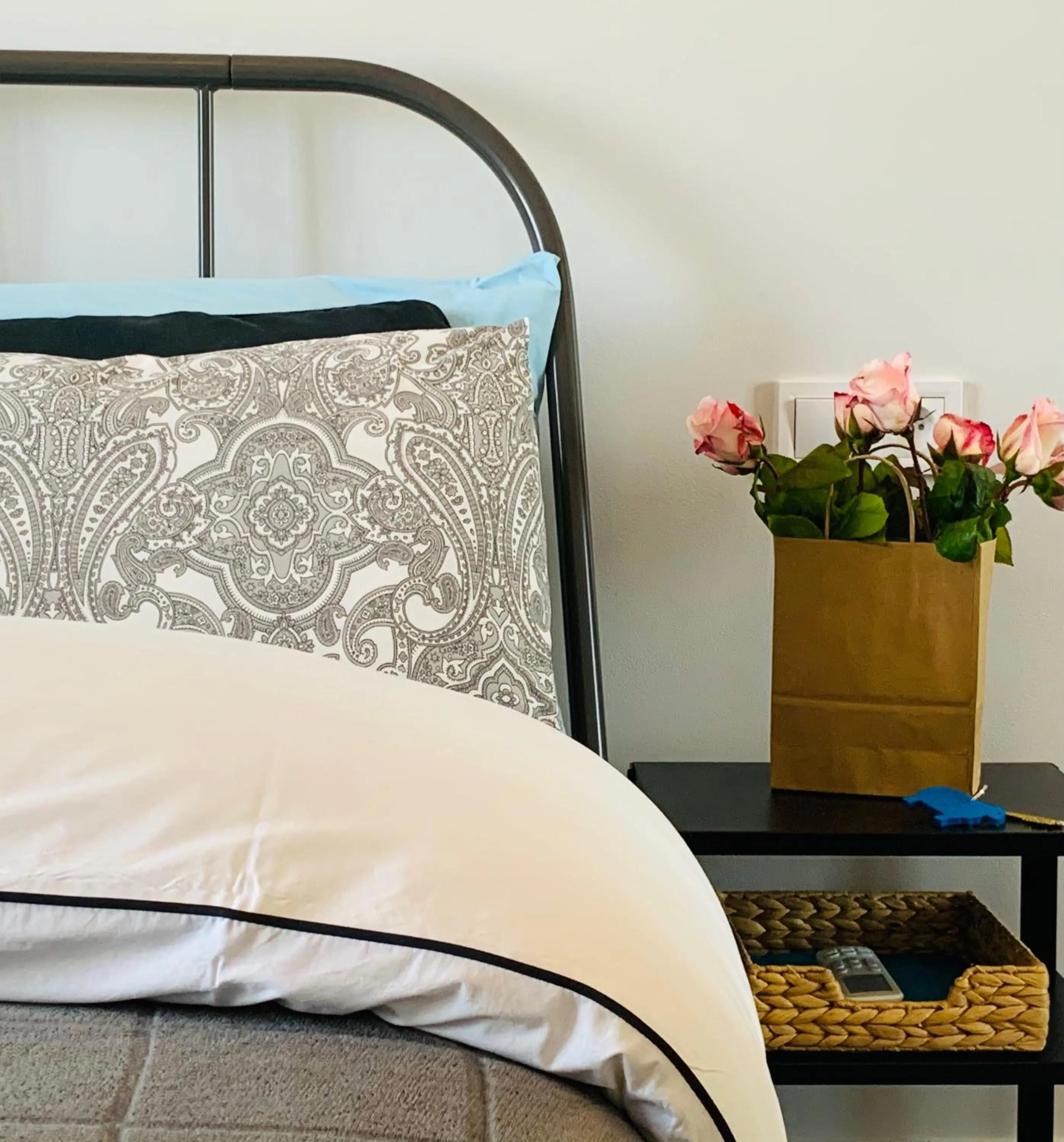 Bed in Apartments Monaco