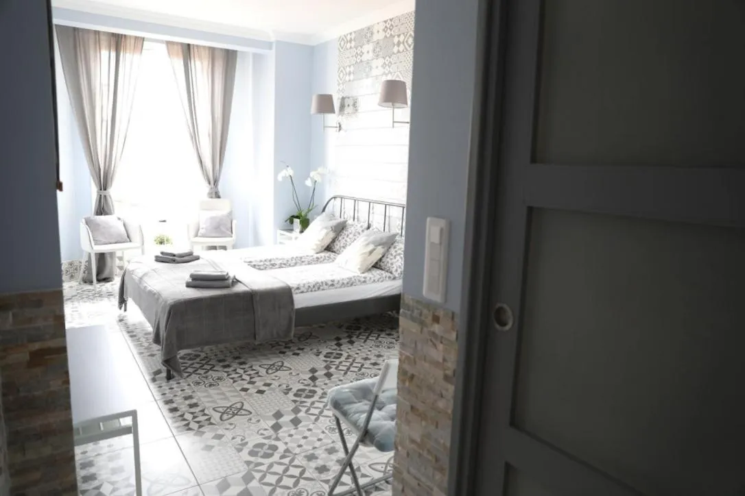 Bed in Apartments Monaco