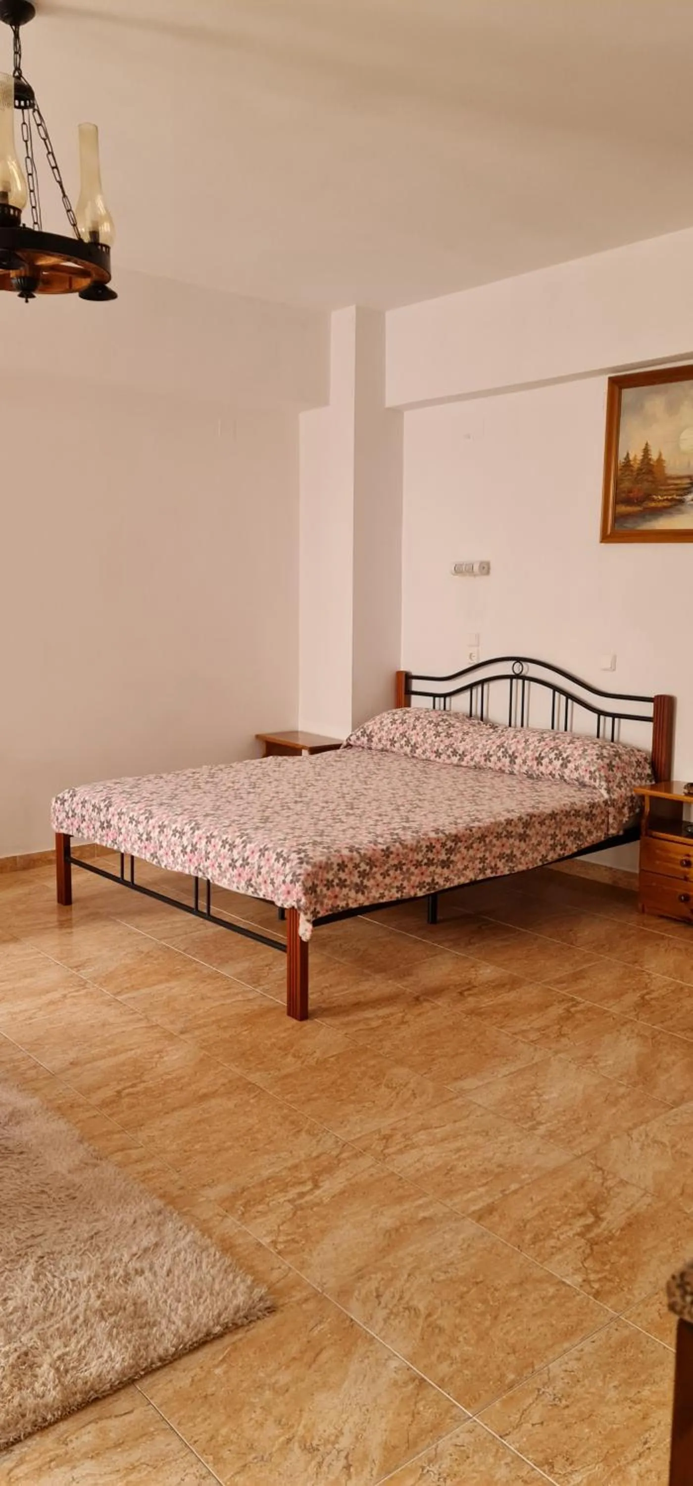Property building, Bed in Lindos Center Studios
