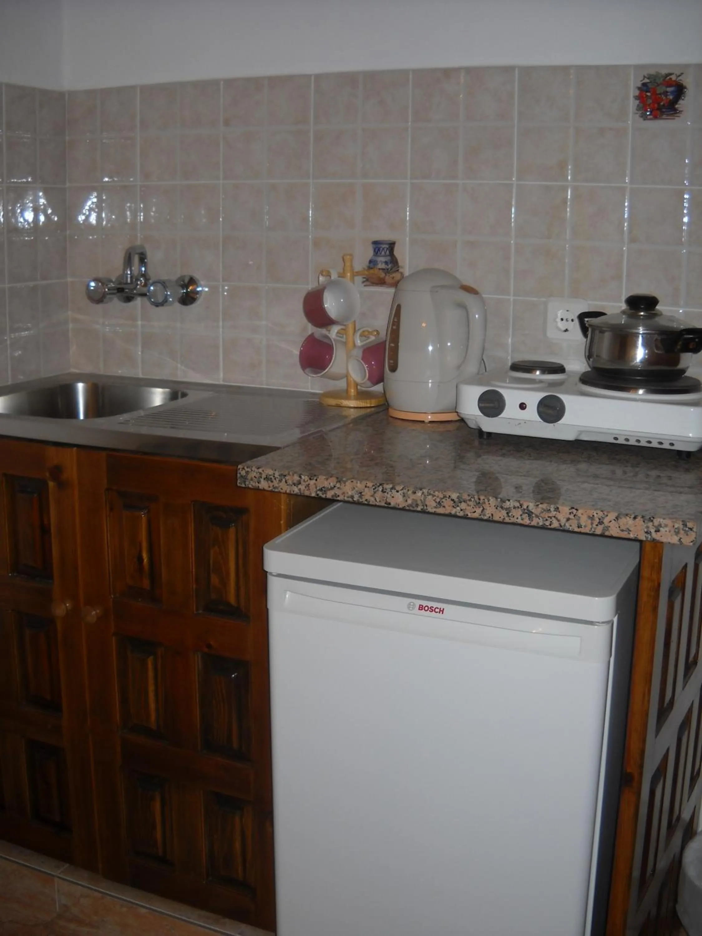 Kitchen or kitchenette in Lindos Center Studios