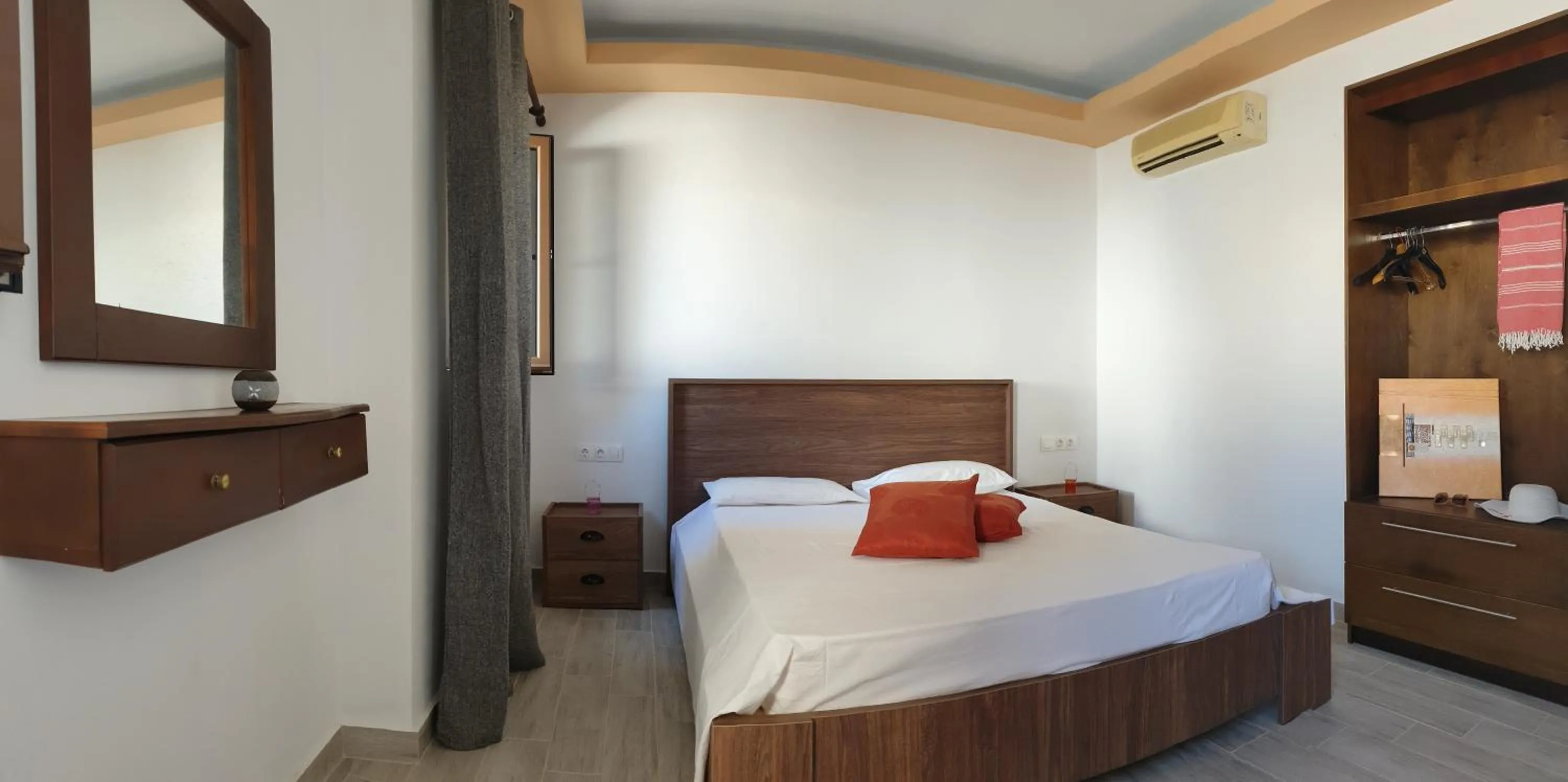 Bedroom, Bed in Lindos Center Studios
