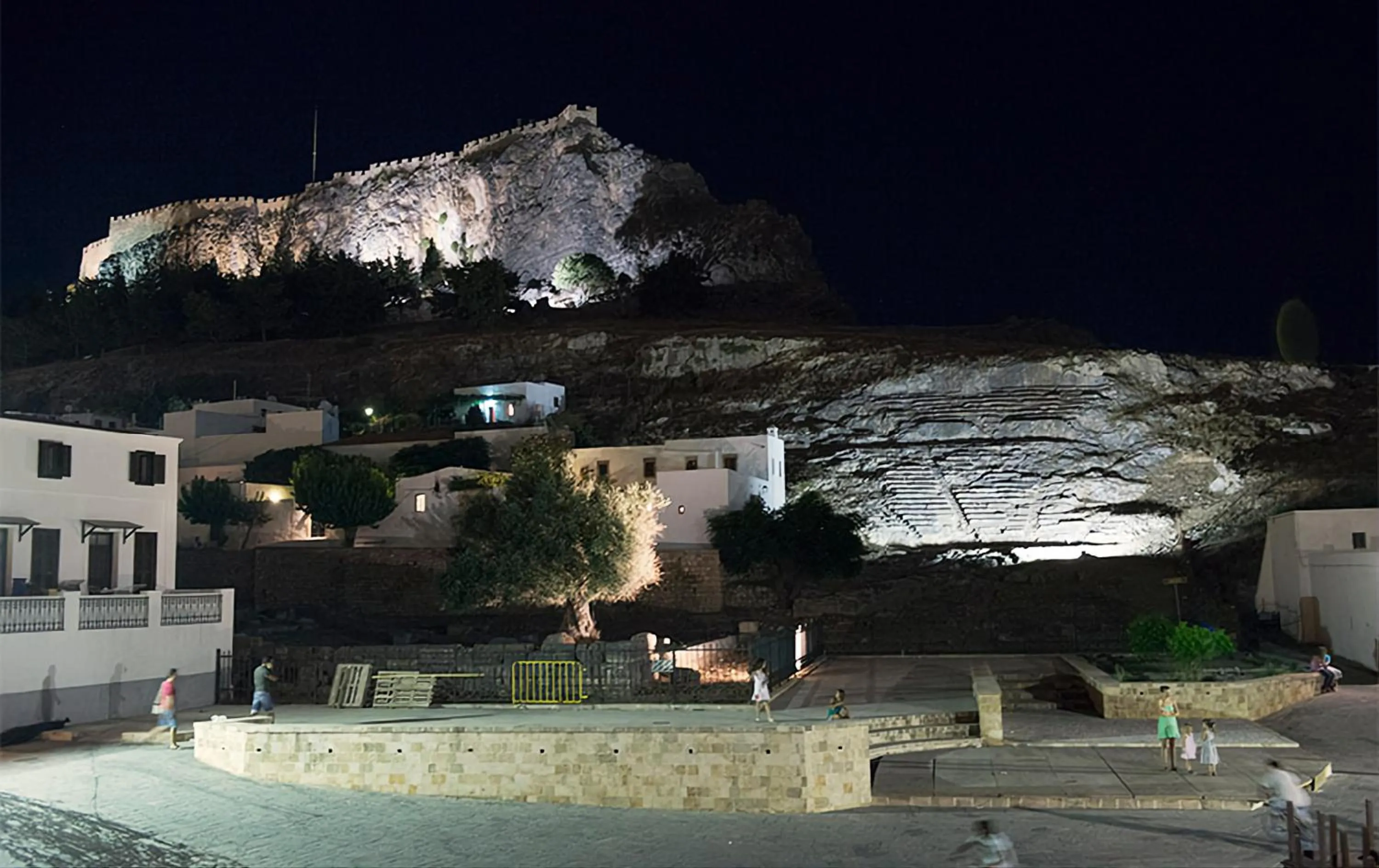 Night in Lindos Center Studios