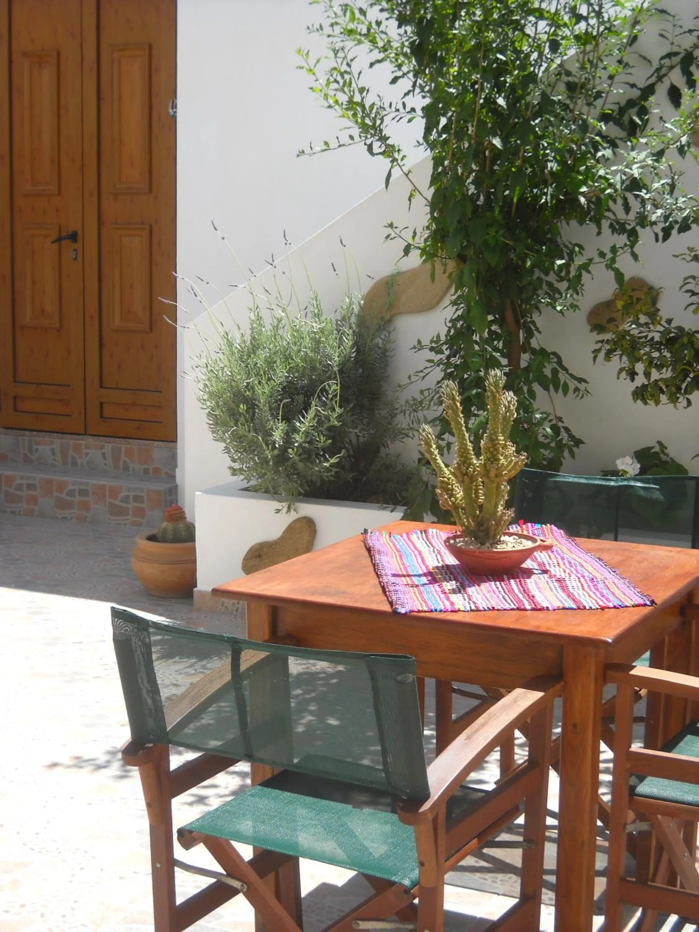 Facade/entrance in Lindos Center Studios