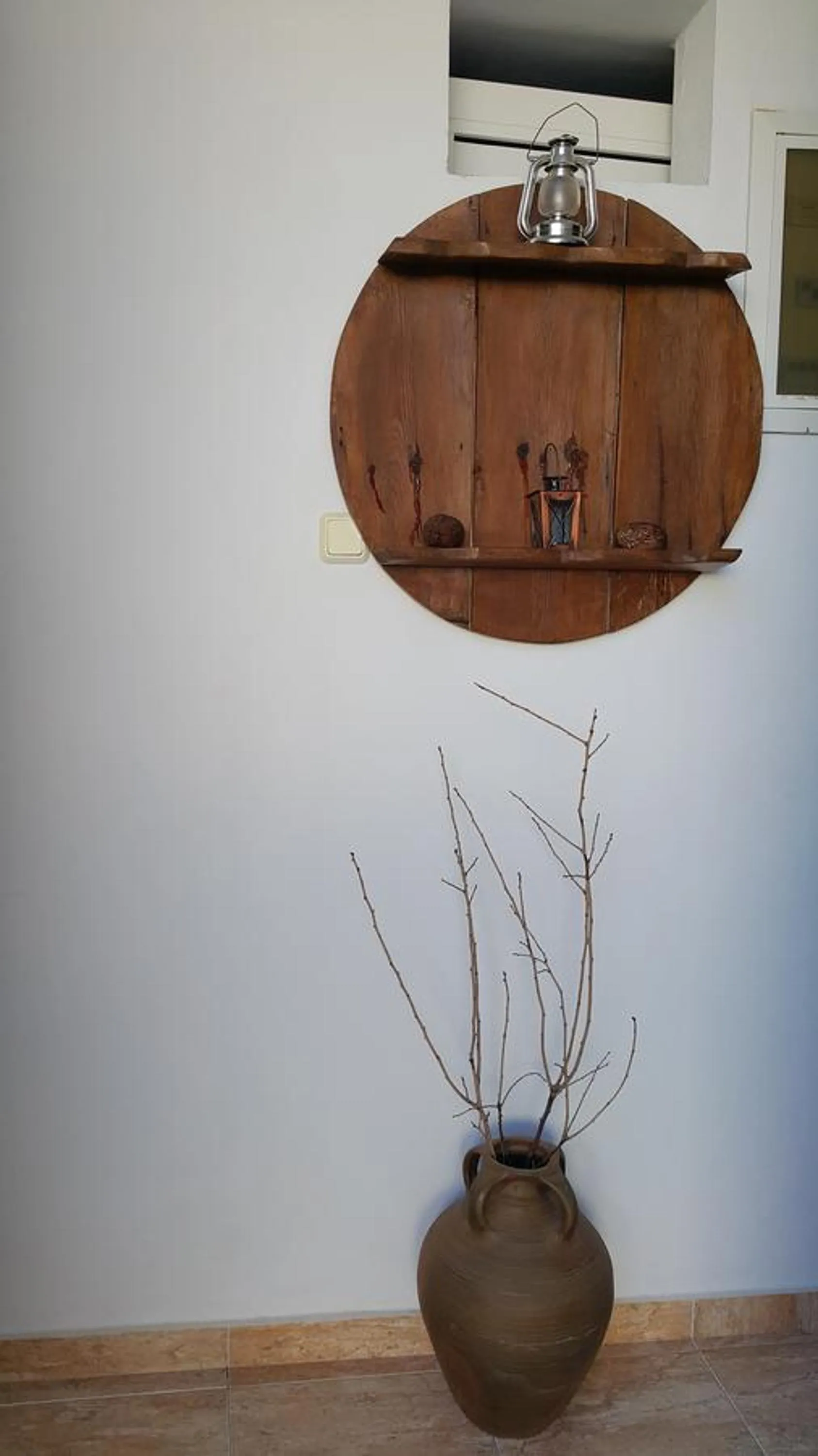 Decorative detail in Lindos Center Studios