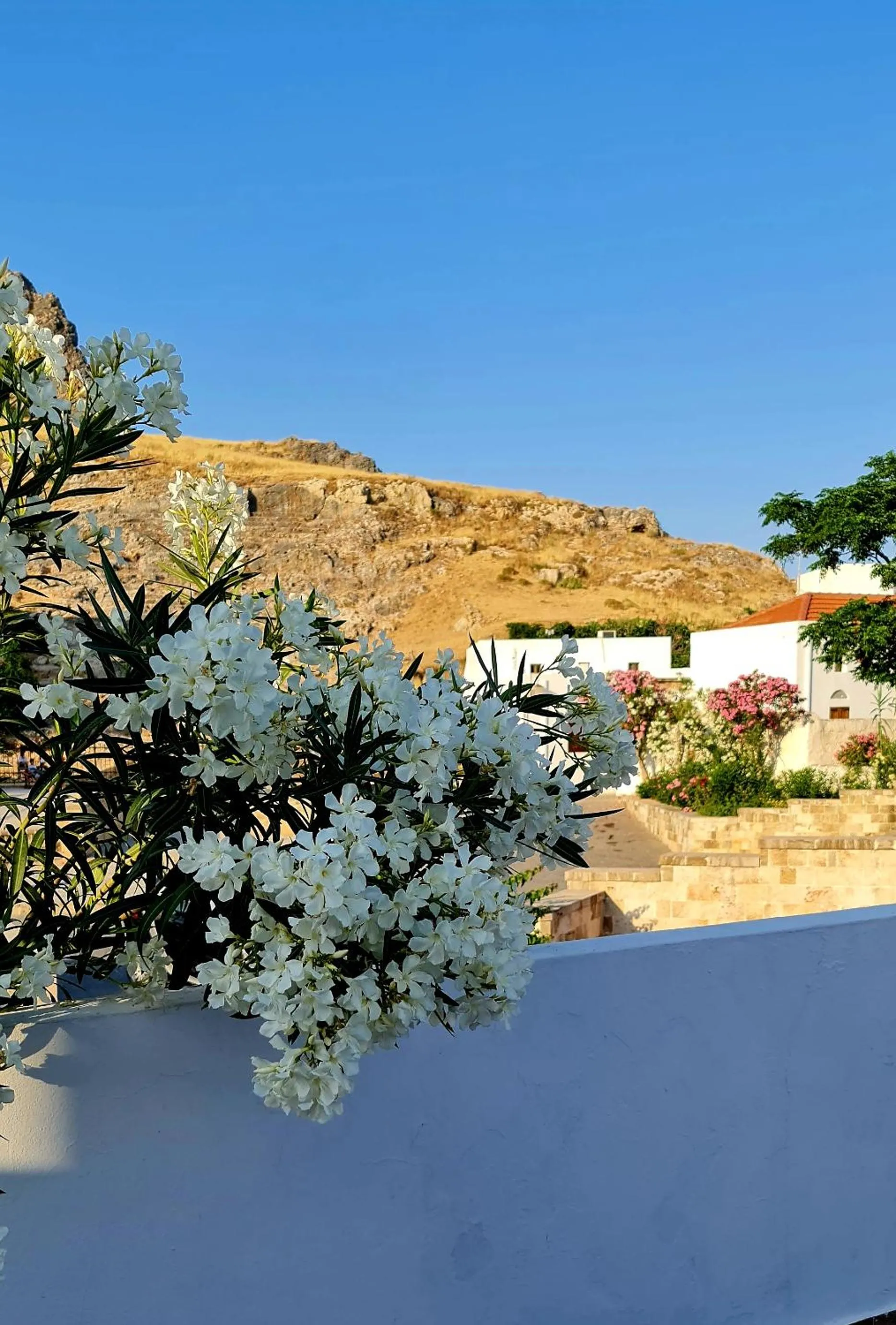 View (from property/room) in Lindos Center Studios