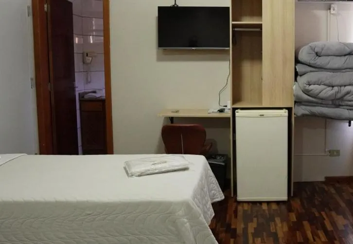 Bed in Hotel LF by Feliciano Joaçaba