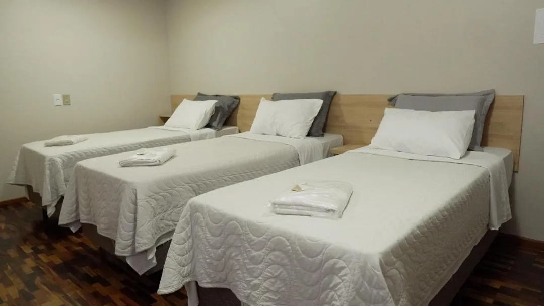 Bed in Hotel LF by Feliciano Joaçaba