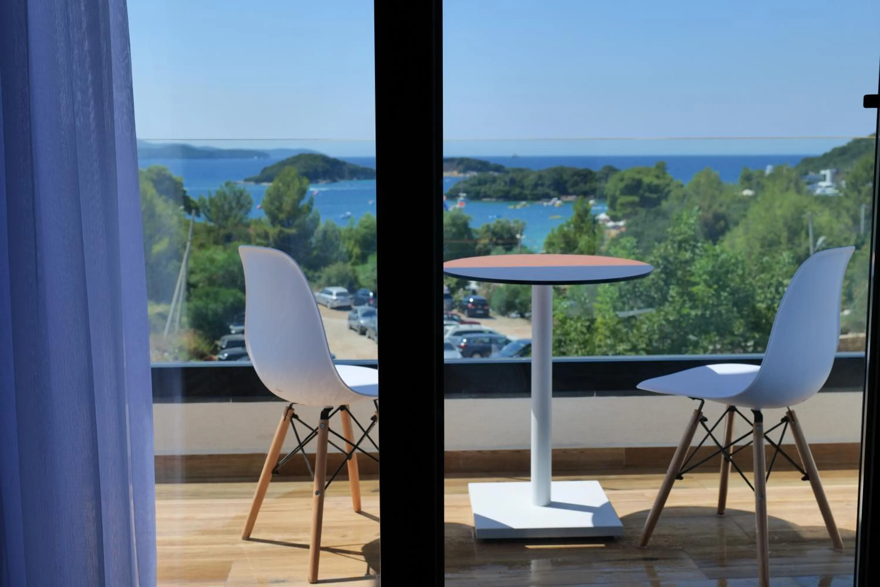 Balcony/Terrace in Bora Bora Hotel Ksamil