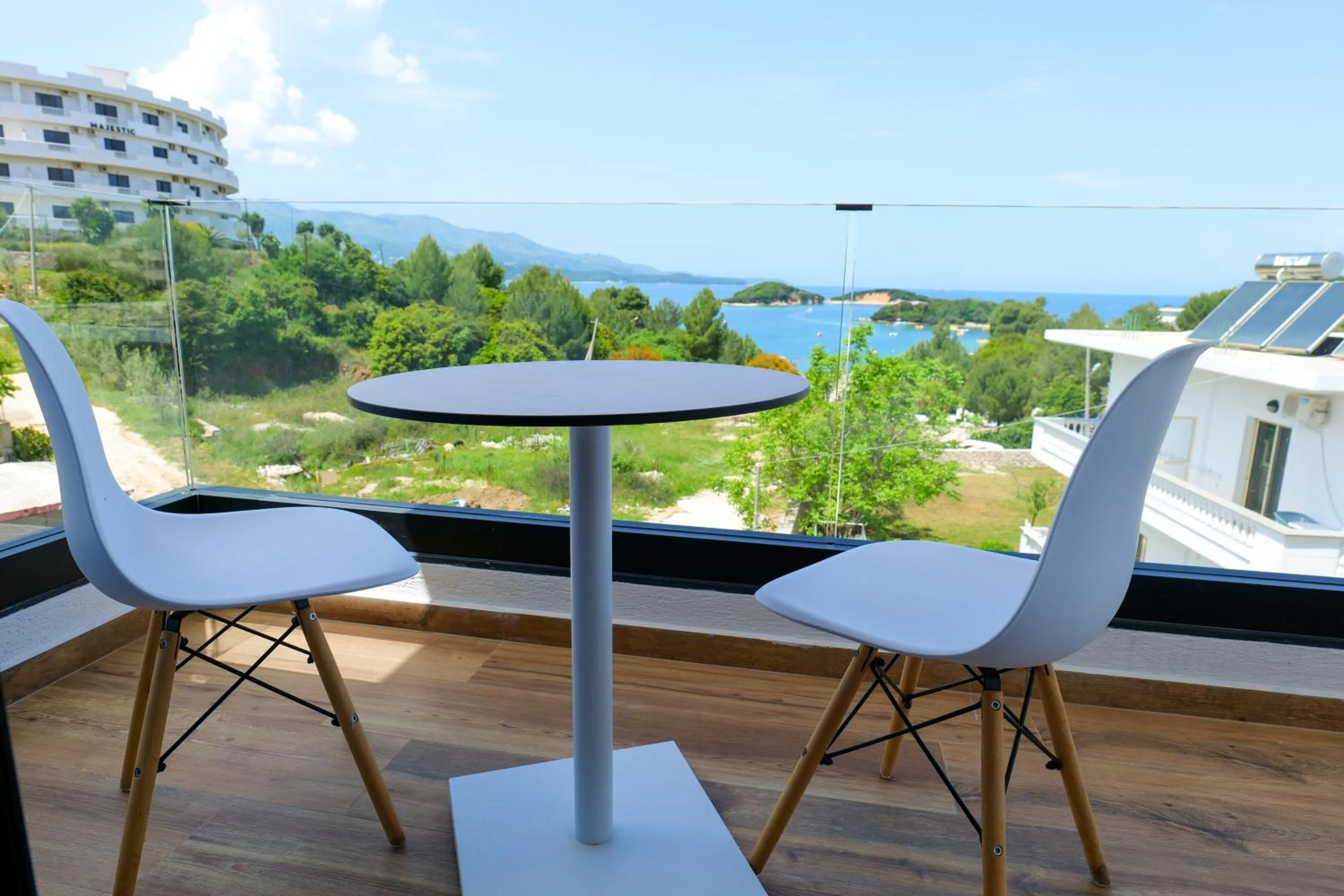 Balcony/Terrace in Bora Bora Hotel Ksamil