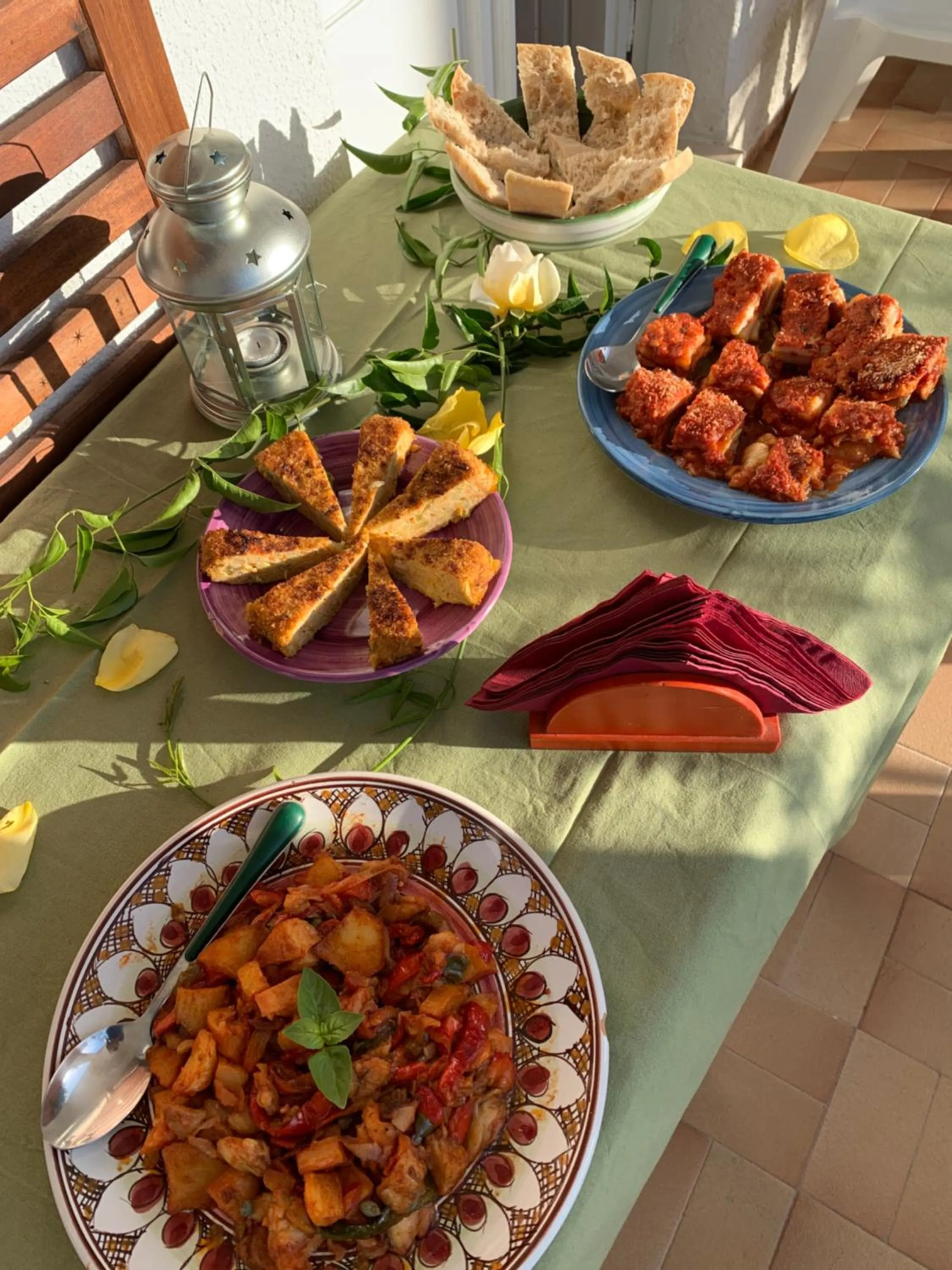 Food and drinks in B&B A casa di Picci