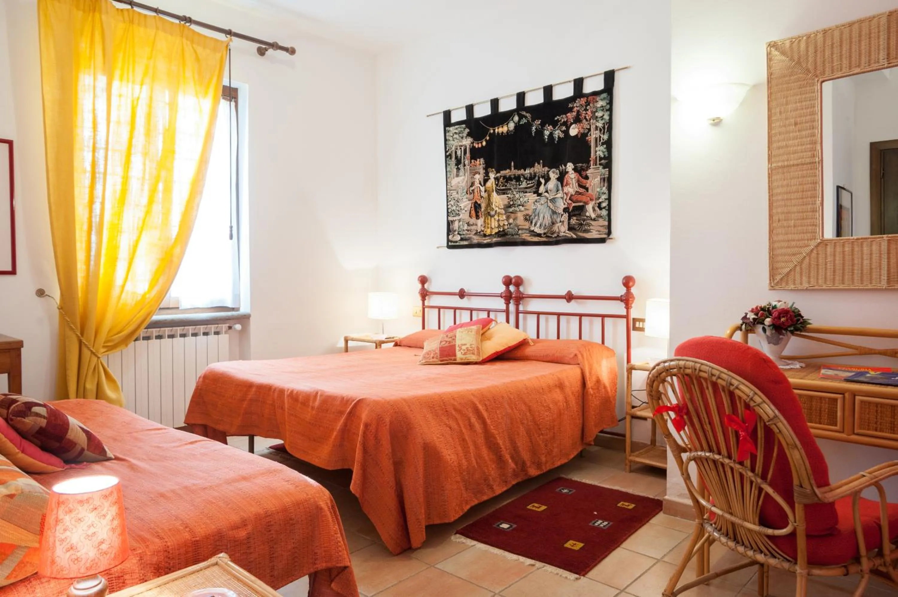 Photo of the whole room, Bed in La Villa di Lucia