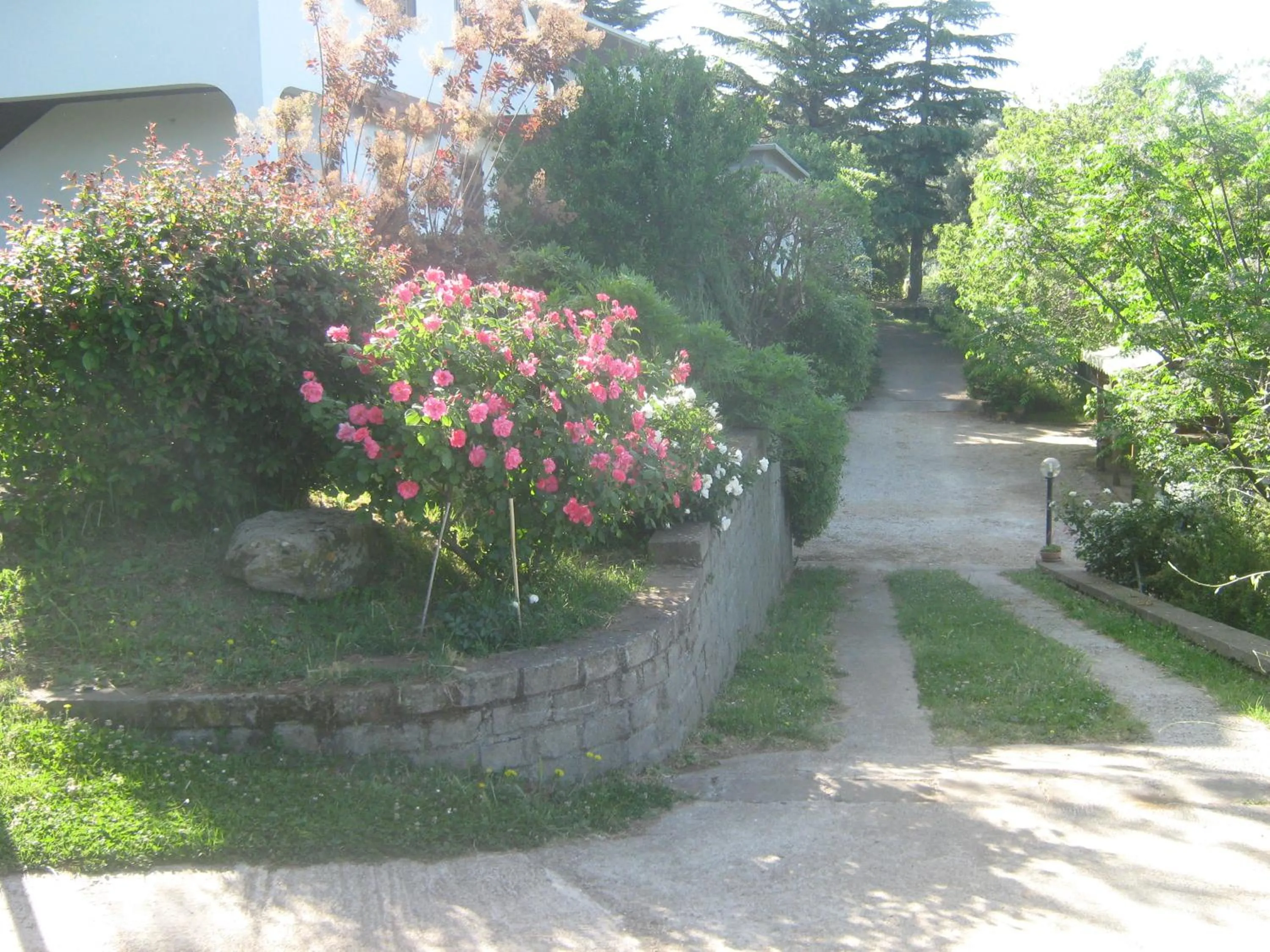 Garden view in La Villa di Lucia