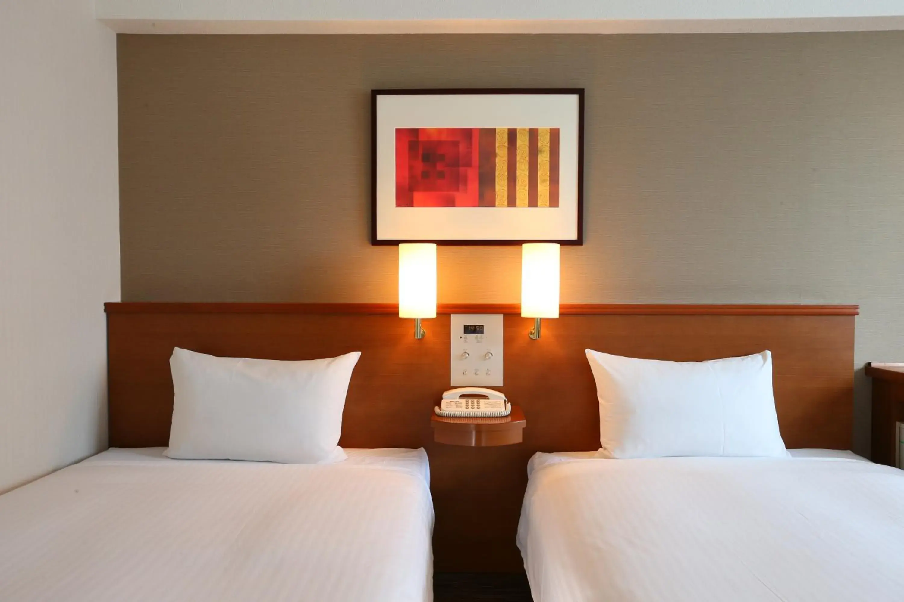 Bed in HOTEL THE7 Kumamoto Bed in HOTEL THE7 Kumamoto