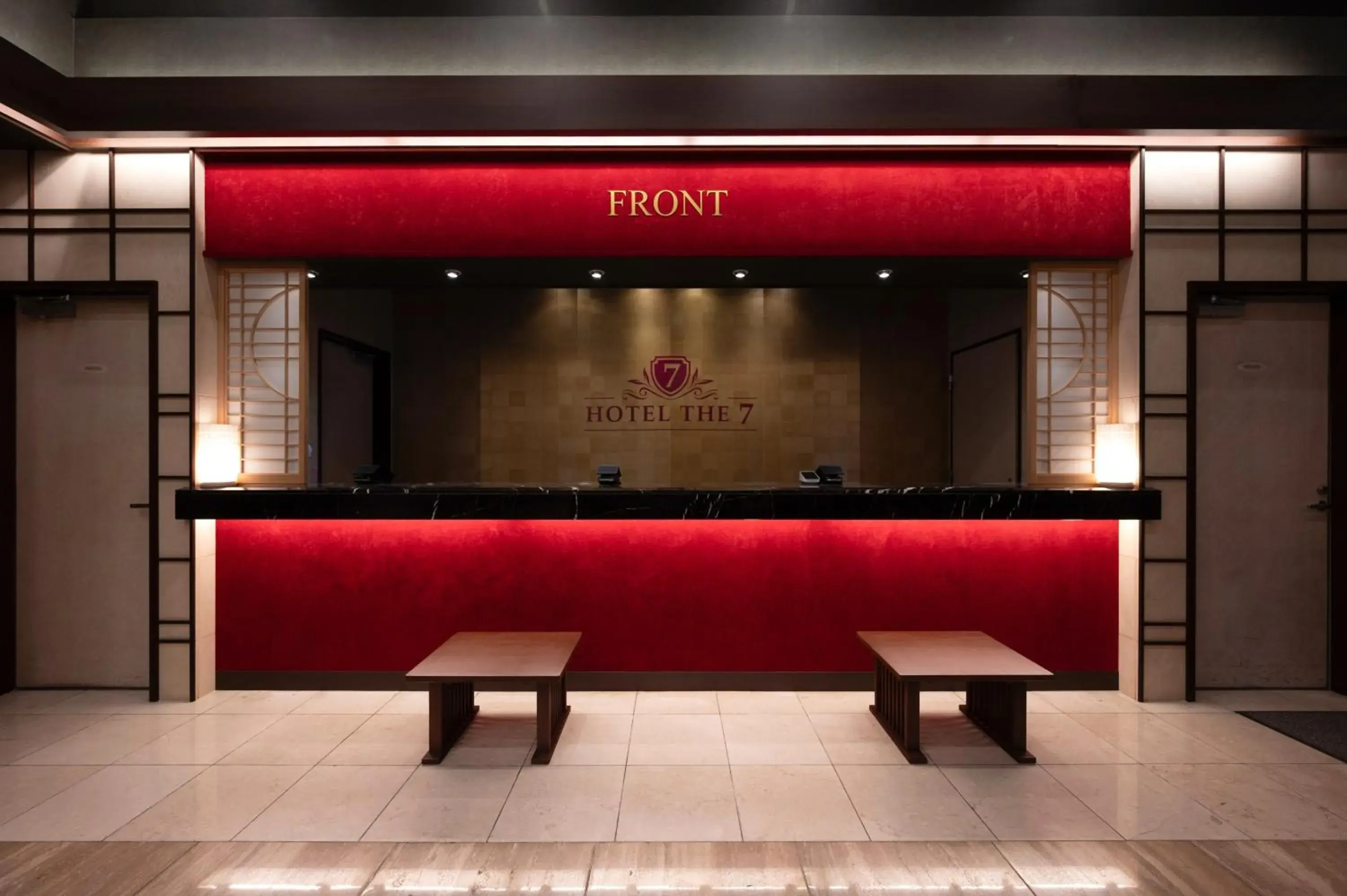 Lobby or reception in HOTEL THE7 Kumamoto Lobby or reception in HOTEL THE7 Kumamoto