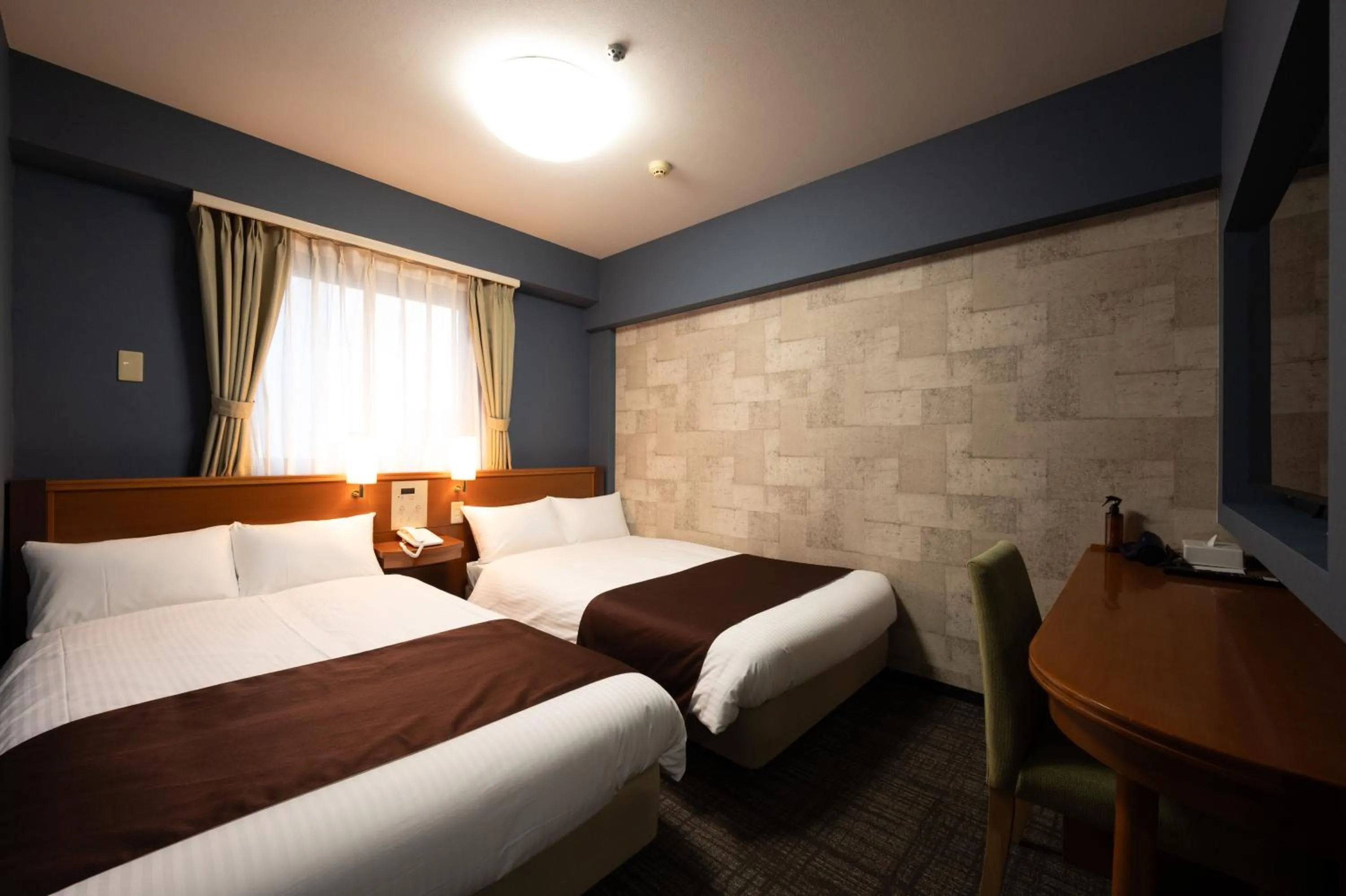 Photo of the whole room, Bed in HOTEL THE7 Kumamoto