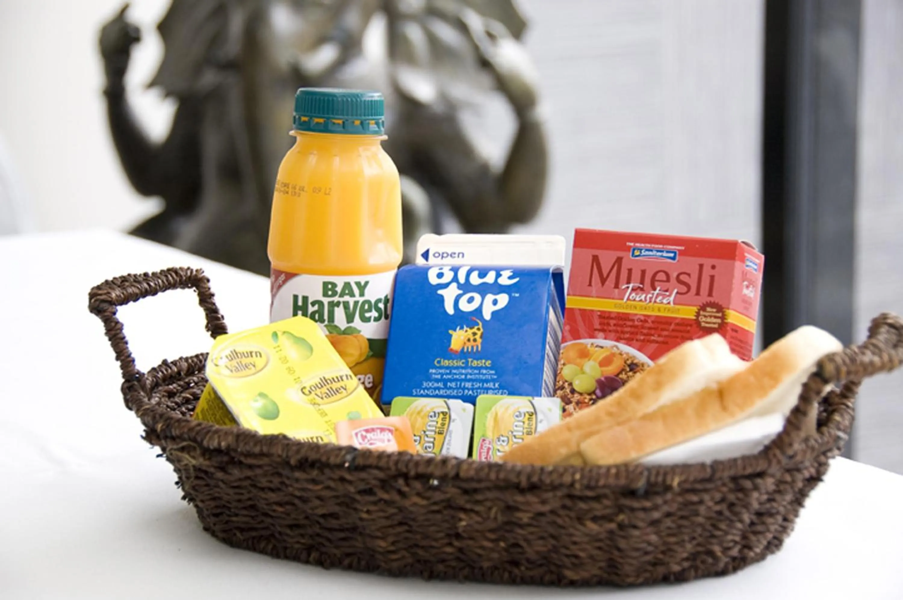 Continental breakfast in Imperial Hotel Rotorua