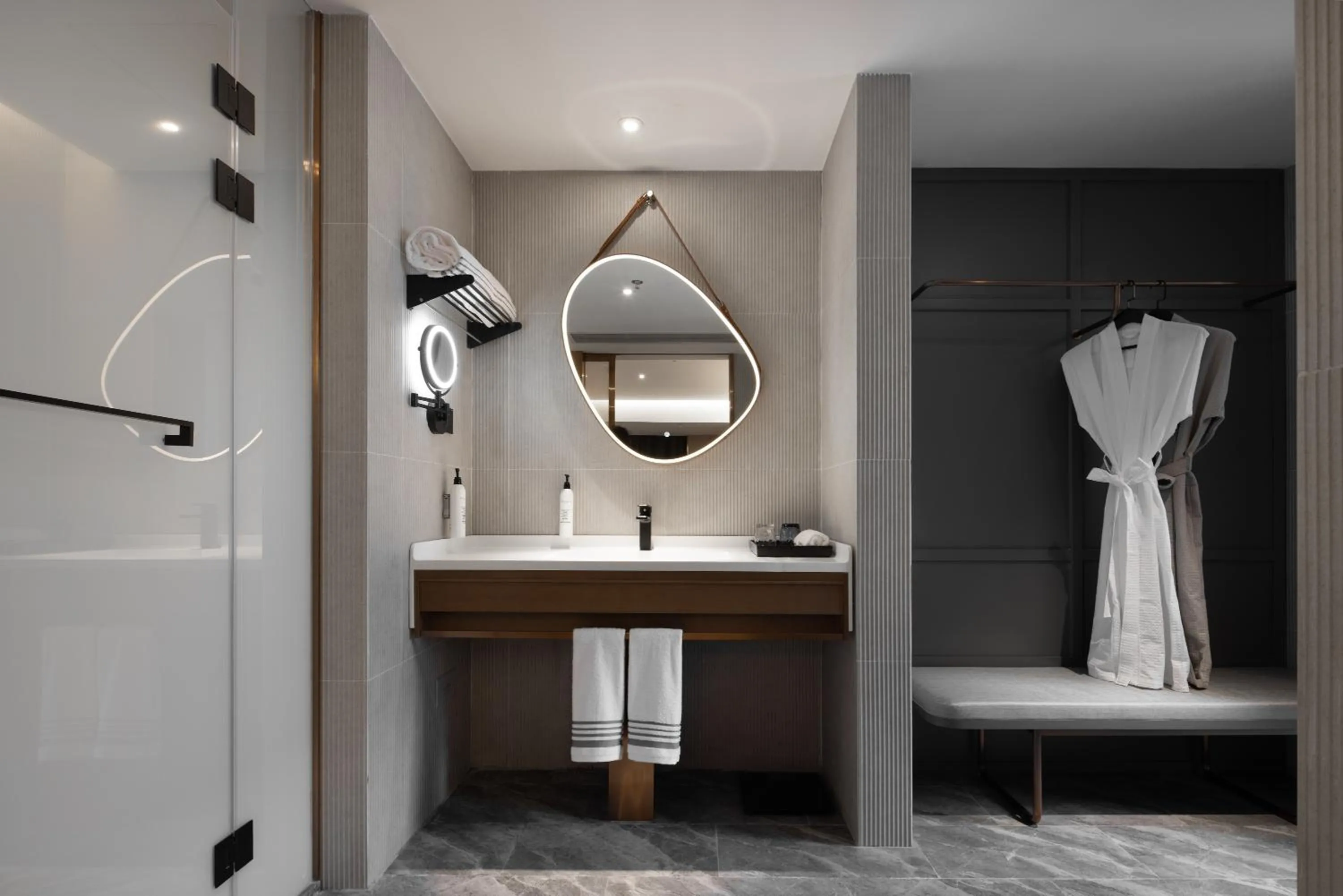 Bathroom in Wanda Yue Hotel Bengbu South Station