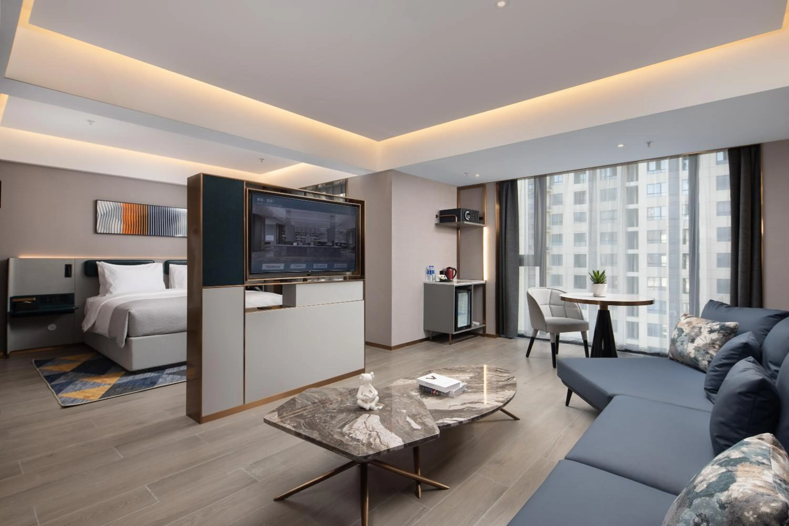 Photo of the whole room in Wanda Yue Hotel Bengbu South Station
