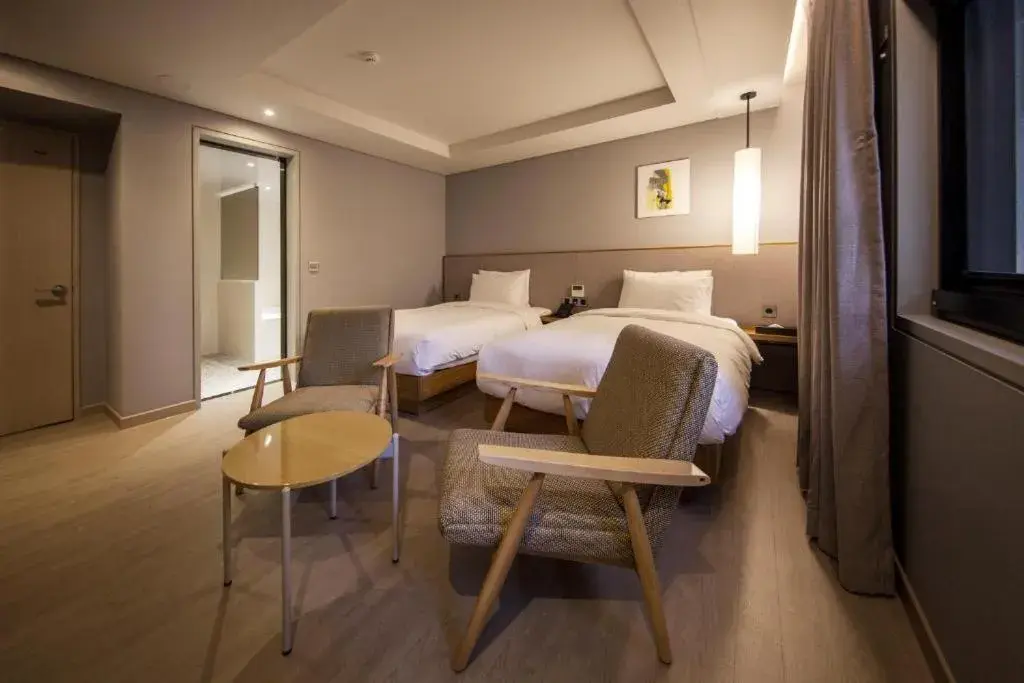 Bed in Hound Hotel Yeonsan Bed in Hound Hotel Yeonsan