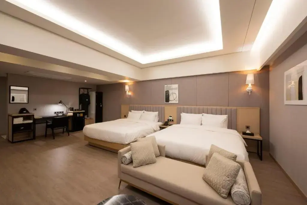 Bed in Hound Hotel Yeonsan Bed in Hound Hotel Yeonsan