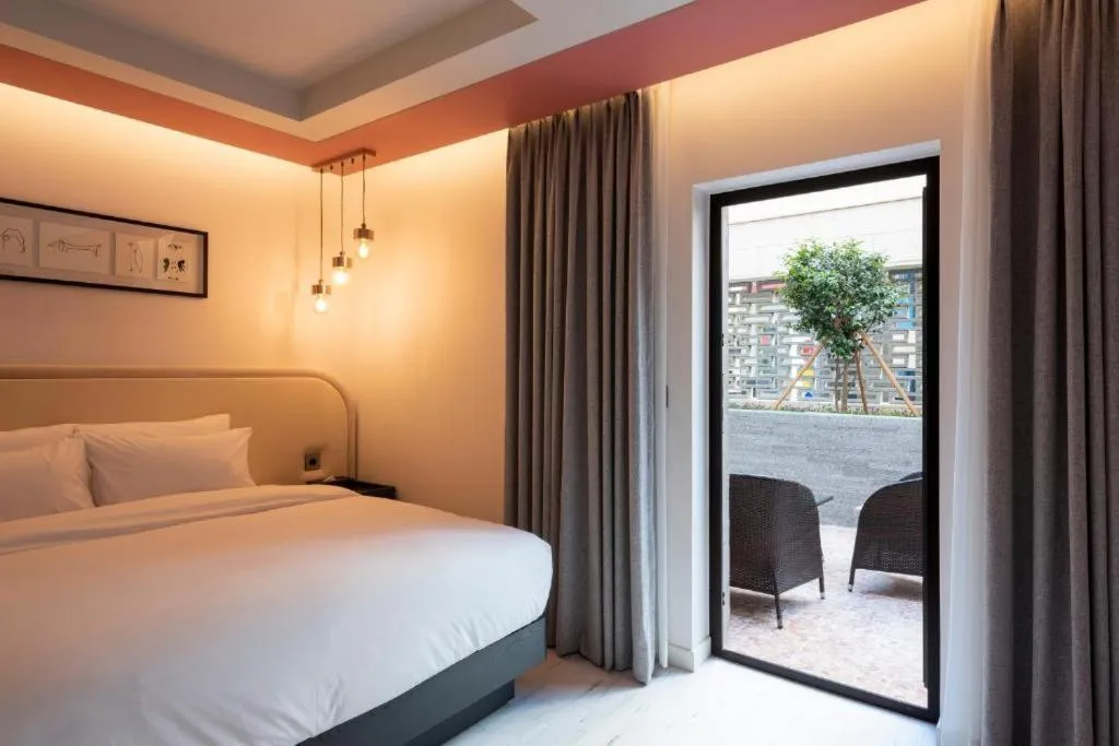 Bed in Hound Hotel Yeonsan