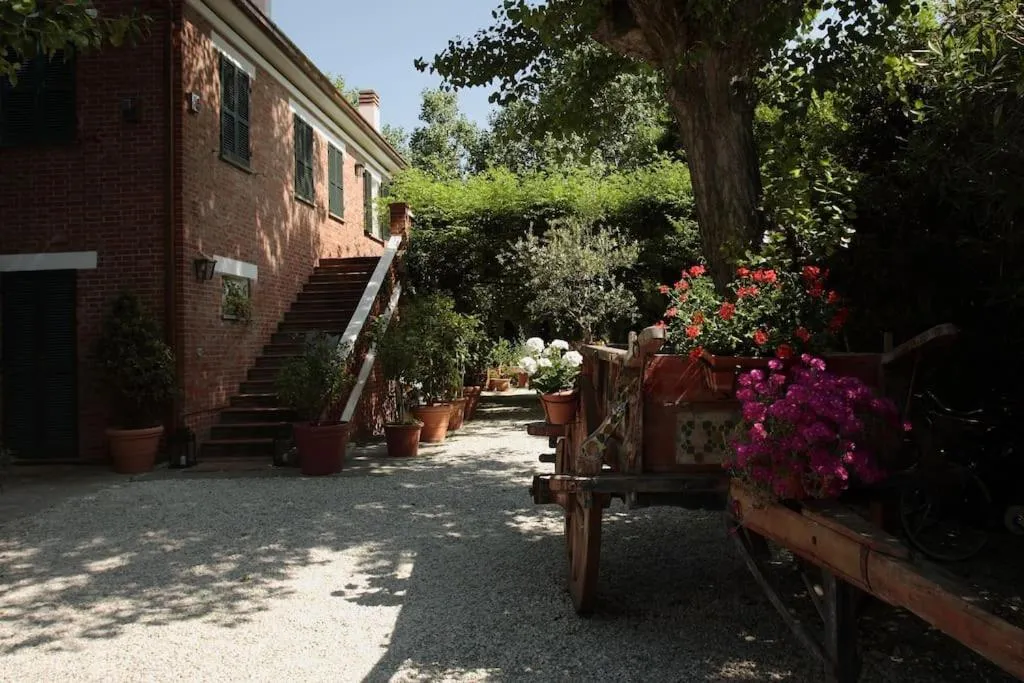 Garden in Villa Mirella Beach
