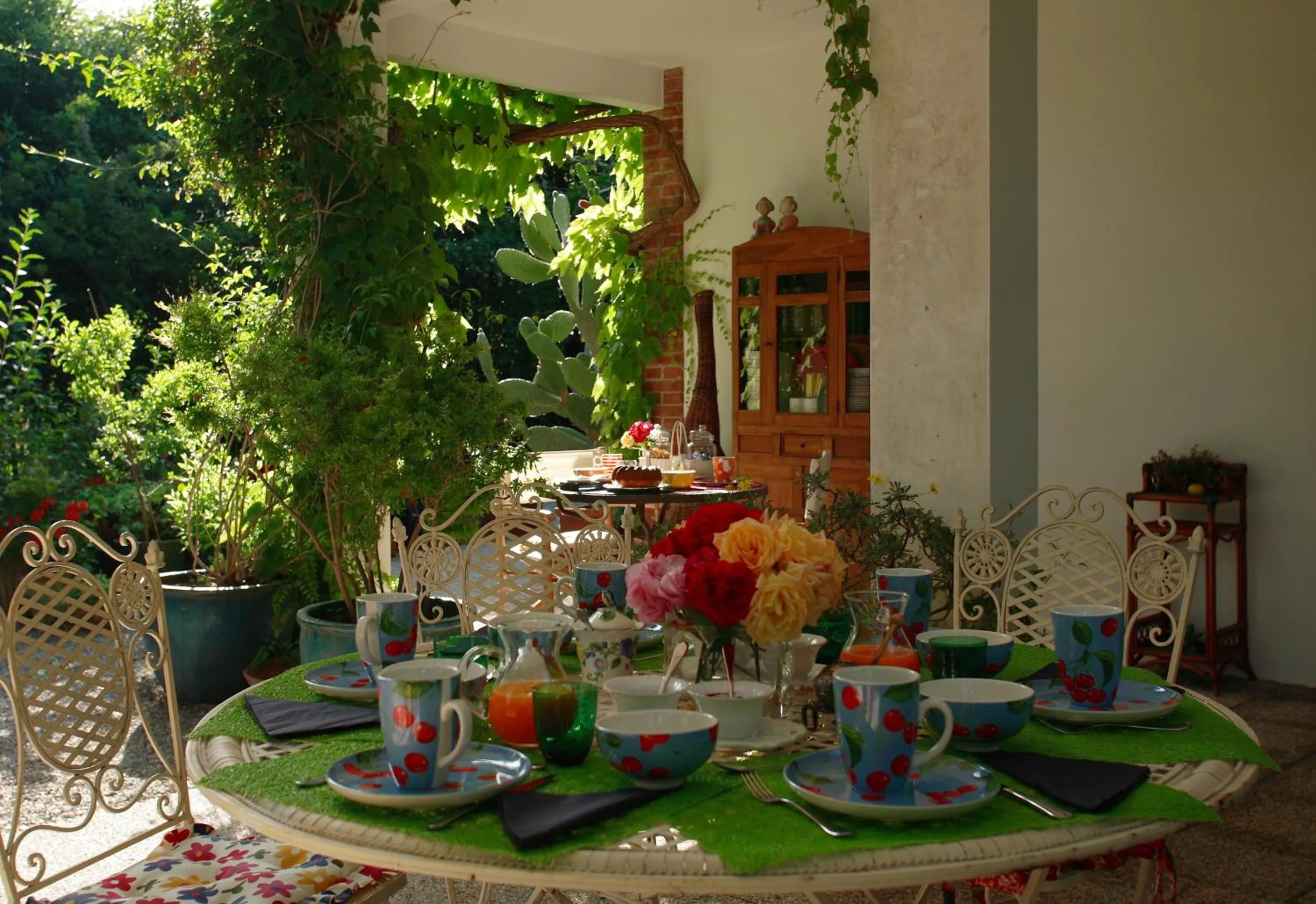 Patio in Villa Mirella Beach