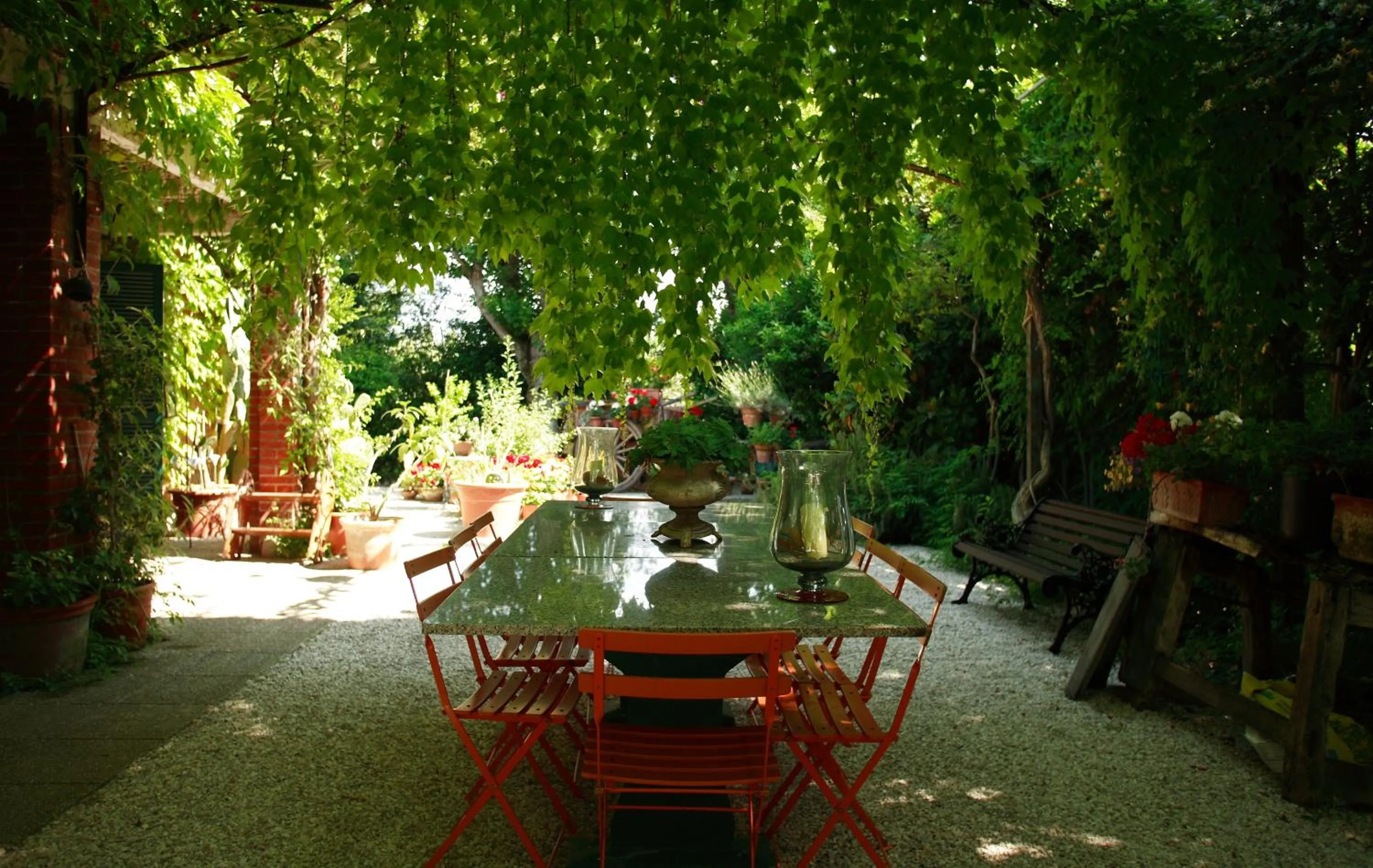Patio in Villa Mirella Beach