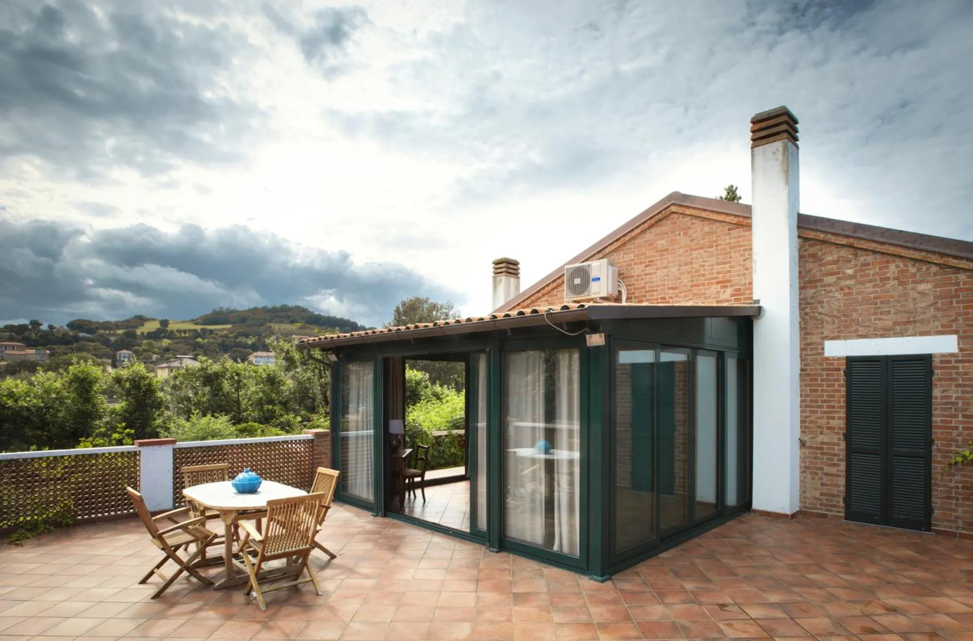 Patio in Villa Mirella Beach