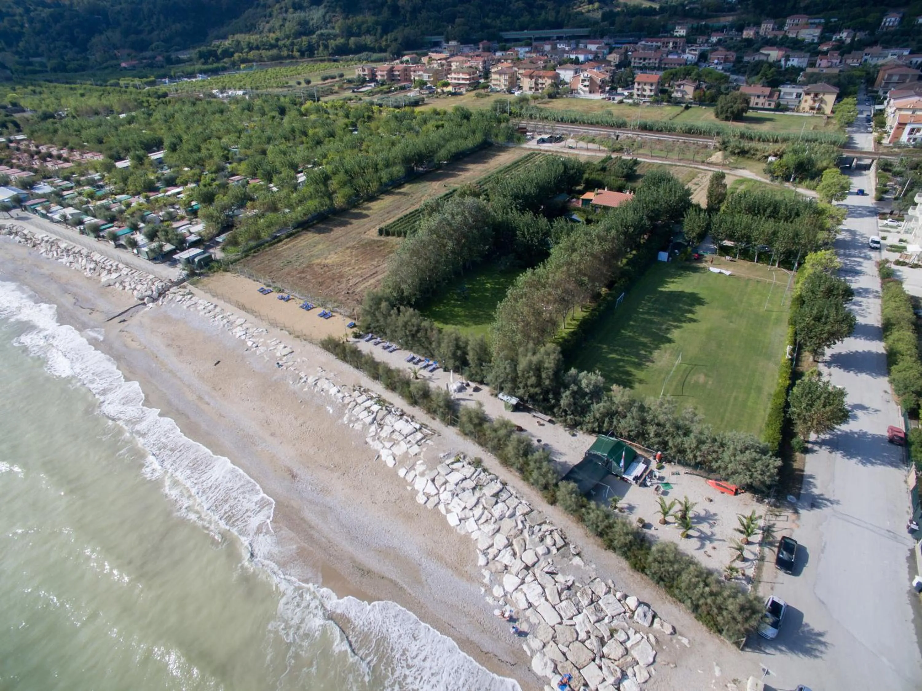 Garden view in Villa Mirella Beach