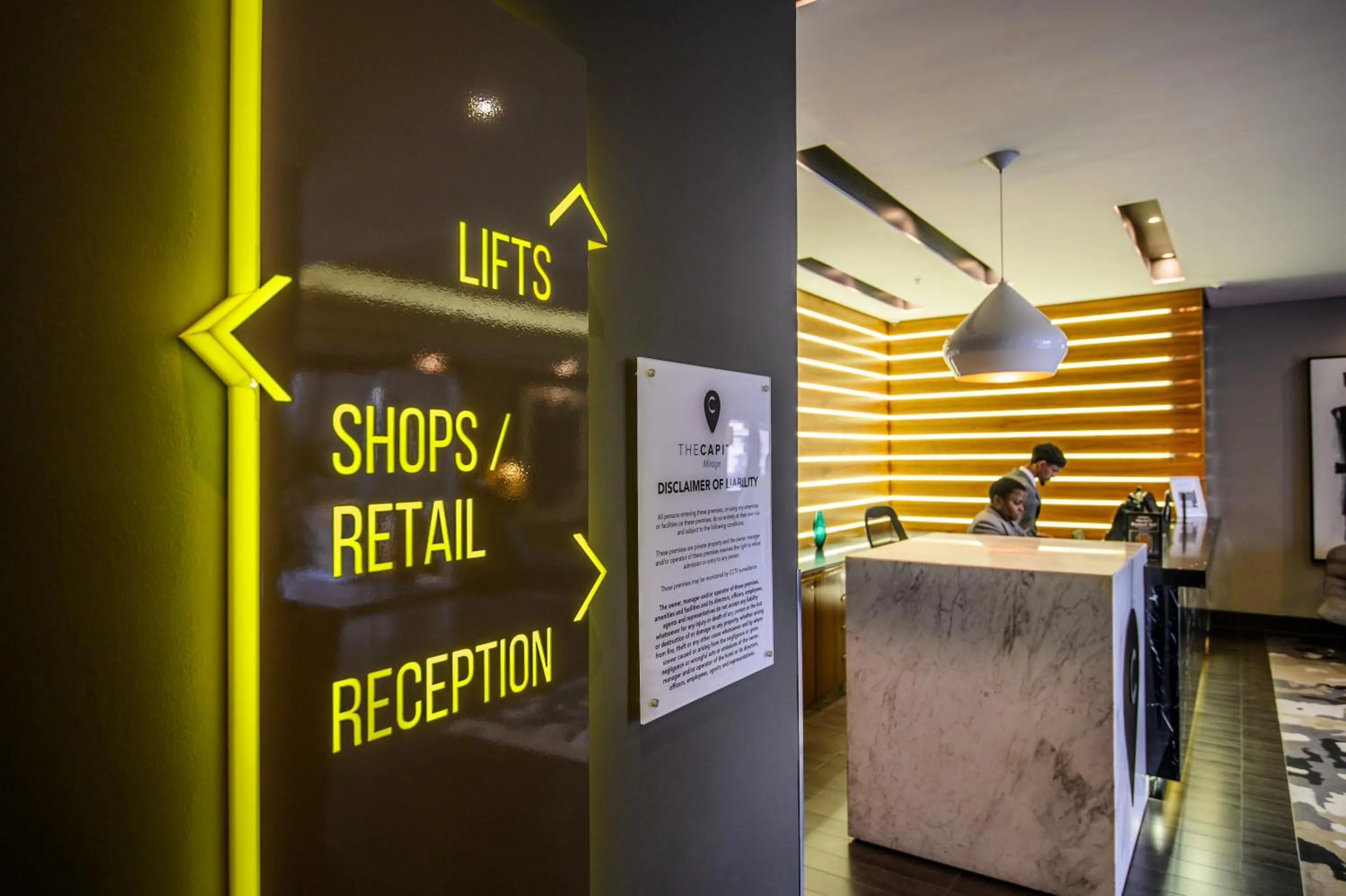 Lobby or reception in The Capital Mirage