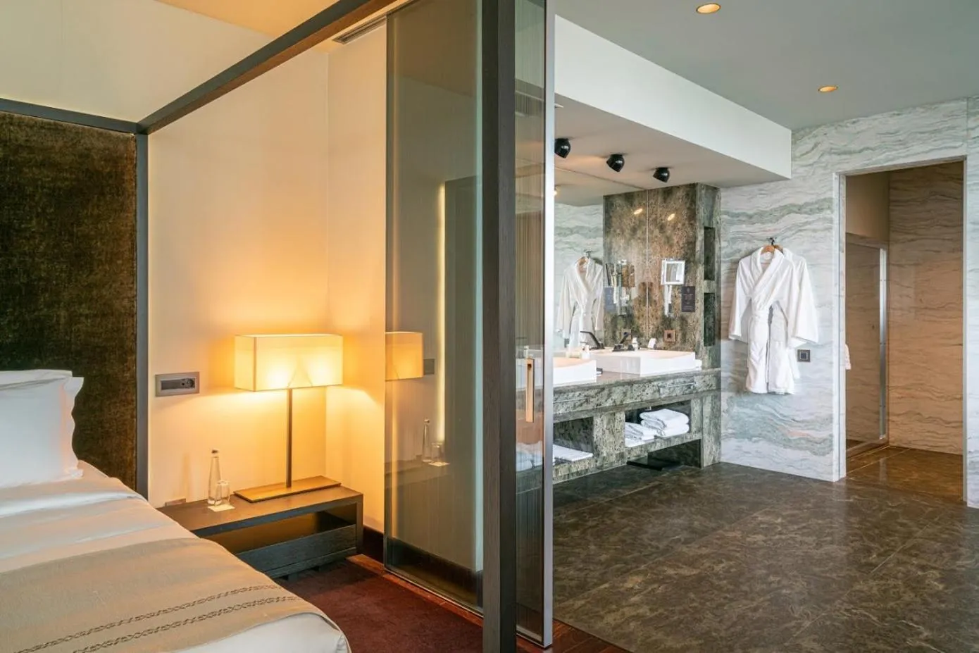 Bathroom, Bed in BERDS Hotel Chisinau - MGallery Collection