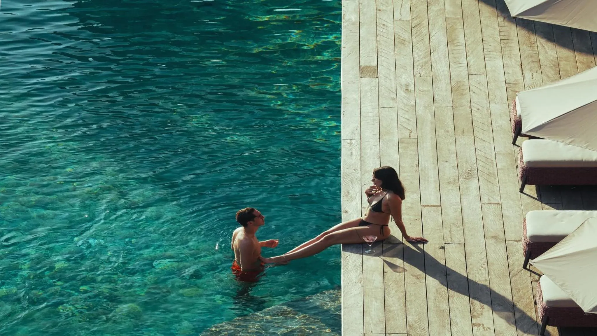 Swimming pool in Noema Resort Pererenan