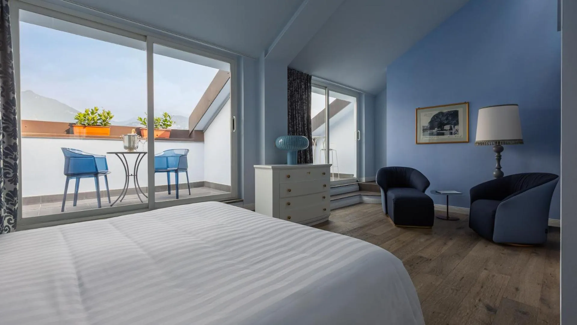 Bed in Grand Hotel Menaggio