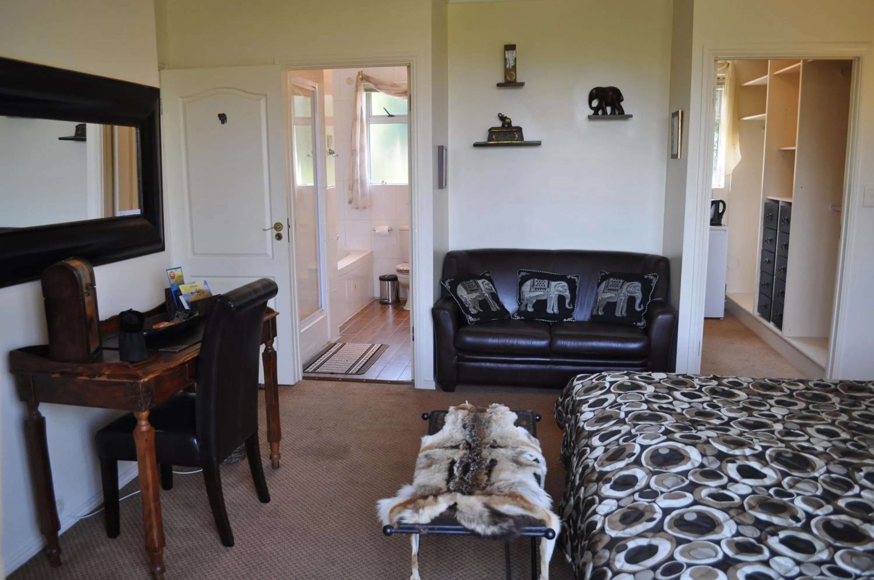 Bed in Amakhaya Lodge