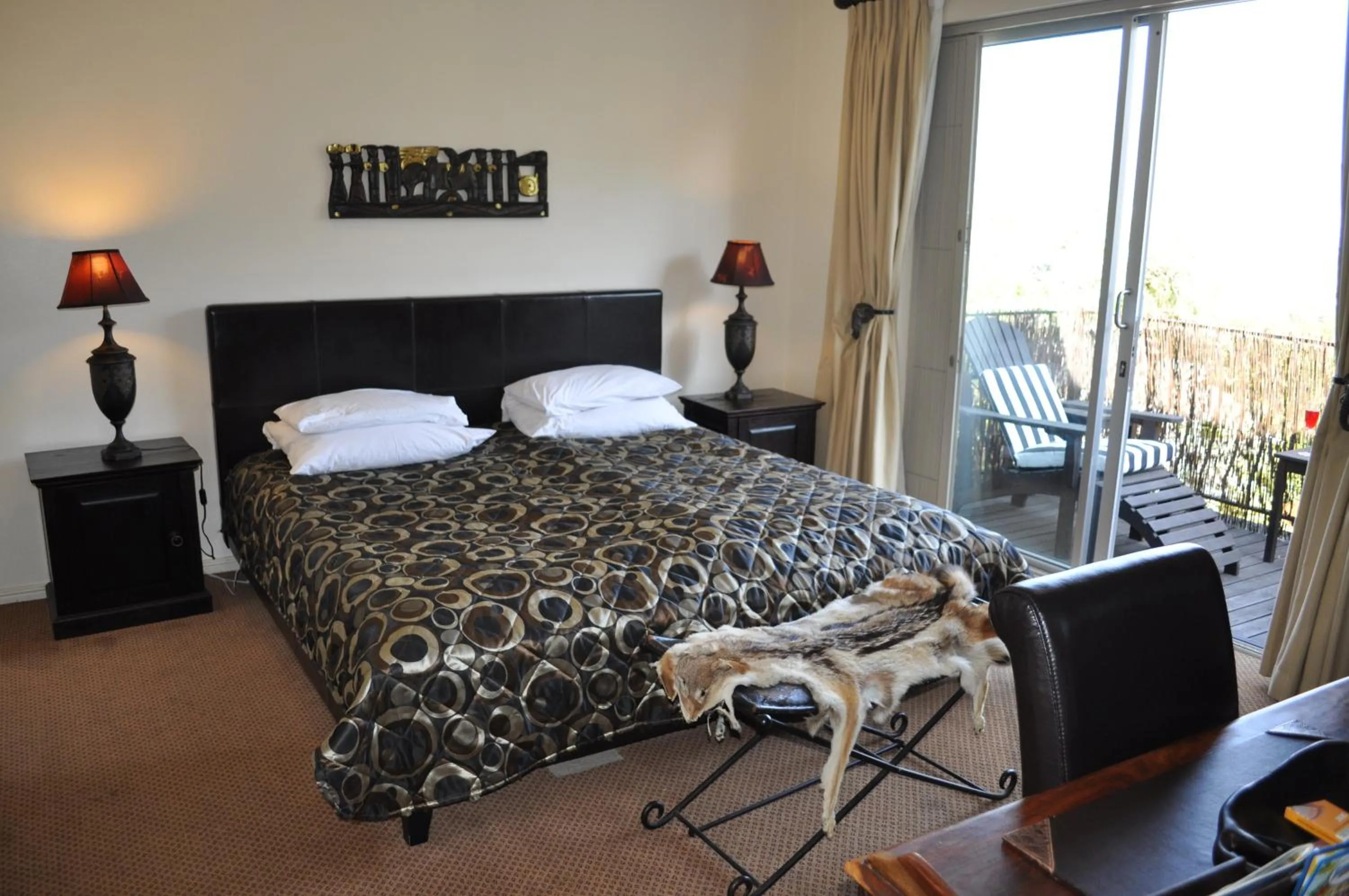 Bed in Amakhaya Lodge