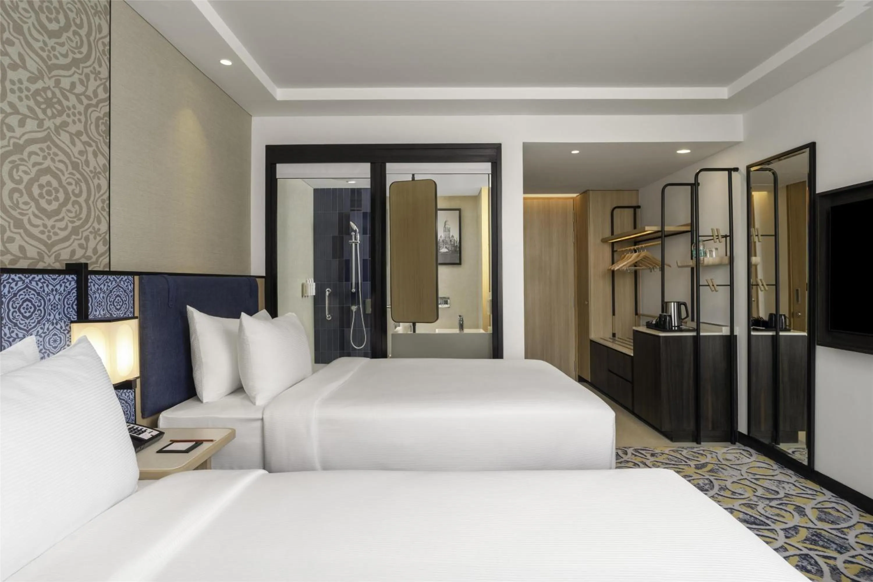 Bed in Hilton Garden Inn Mumbai International Airport