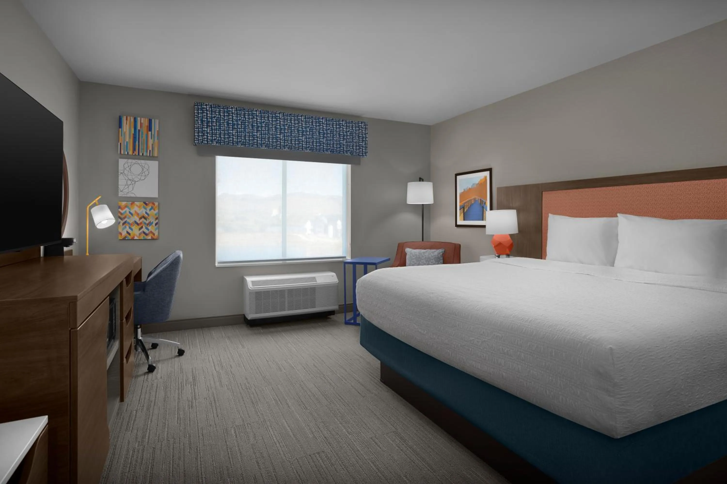 Bed in Hampton Inn & Suites By Hilton Wheat Ridge Denver West