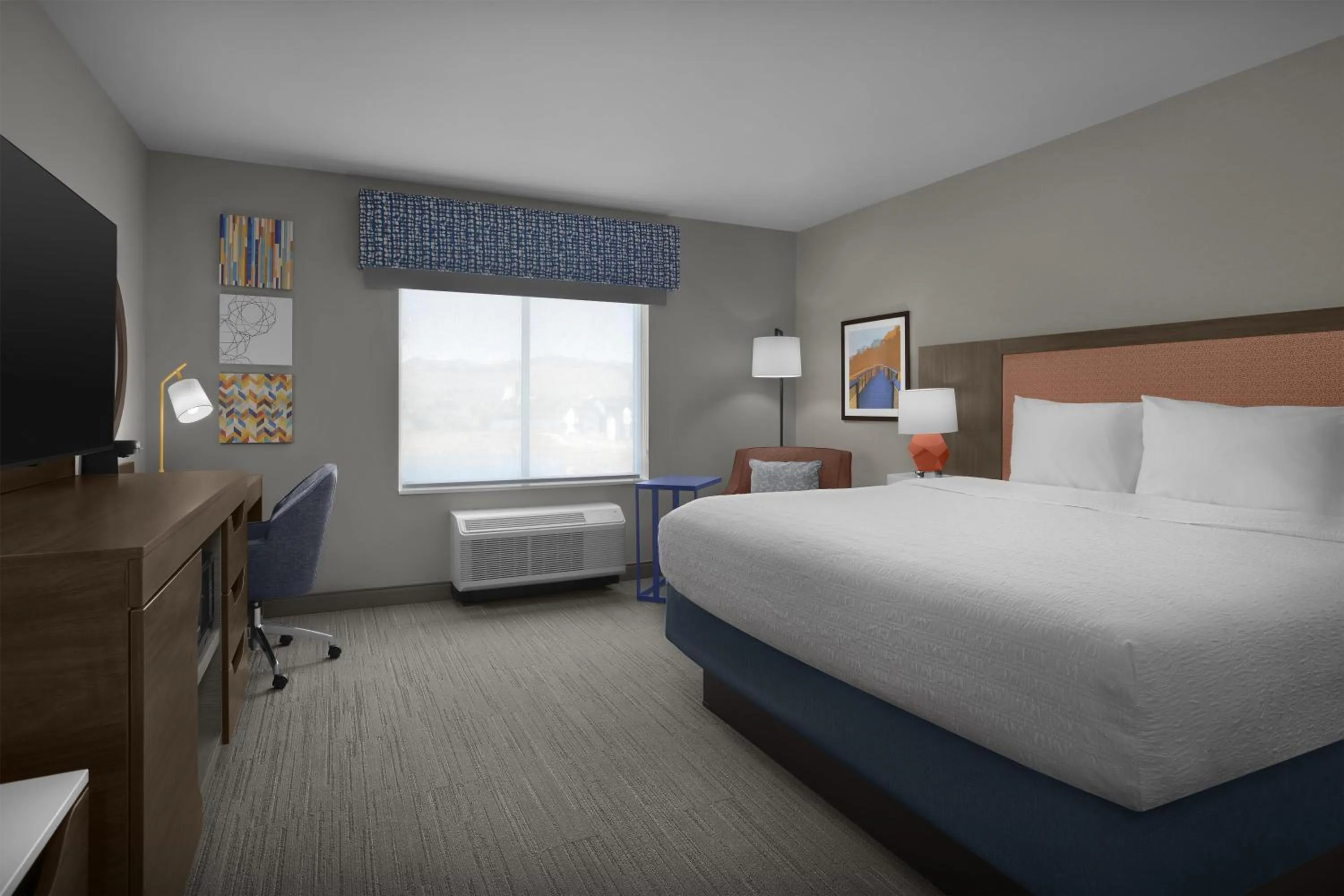 Bed in Hampton Inn & Suites By Hilton Wheat Ridge Denver West